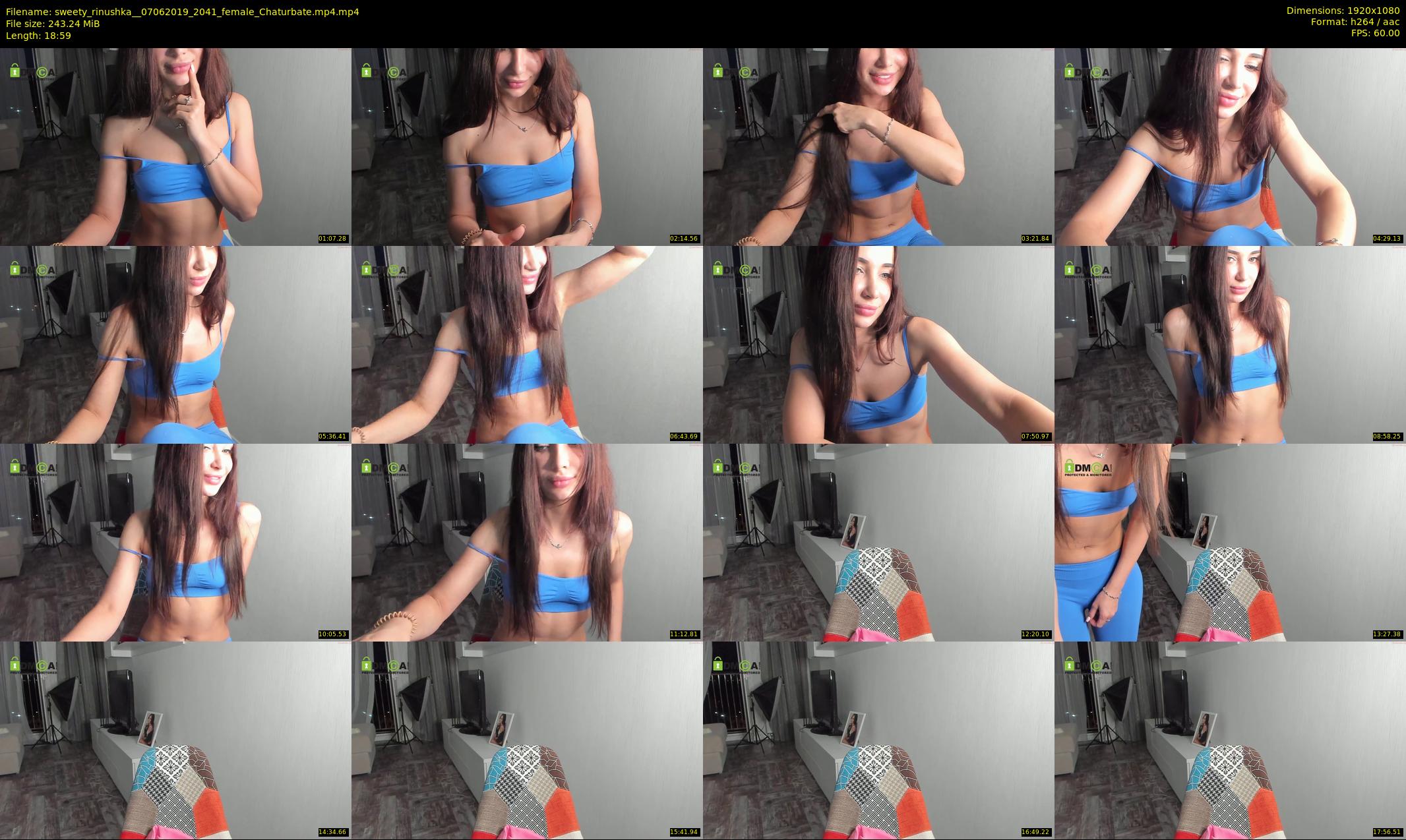 sweety_rinushka_ — 19 minute Chaturbate female cam show recording, 1080p, Jun 7, 2019