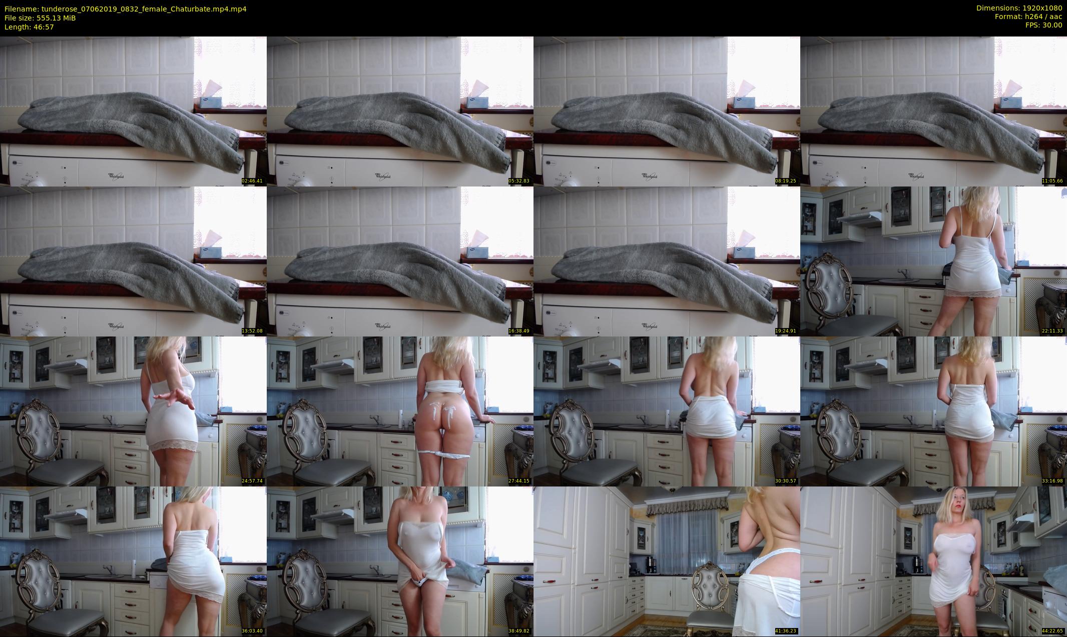 tunderose — 47 minute Chaturbate female cam show recording, 1080p, Jun 7, 2019