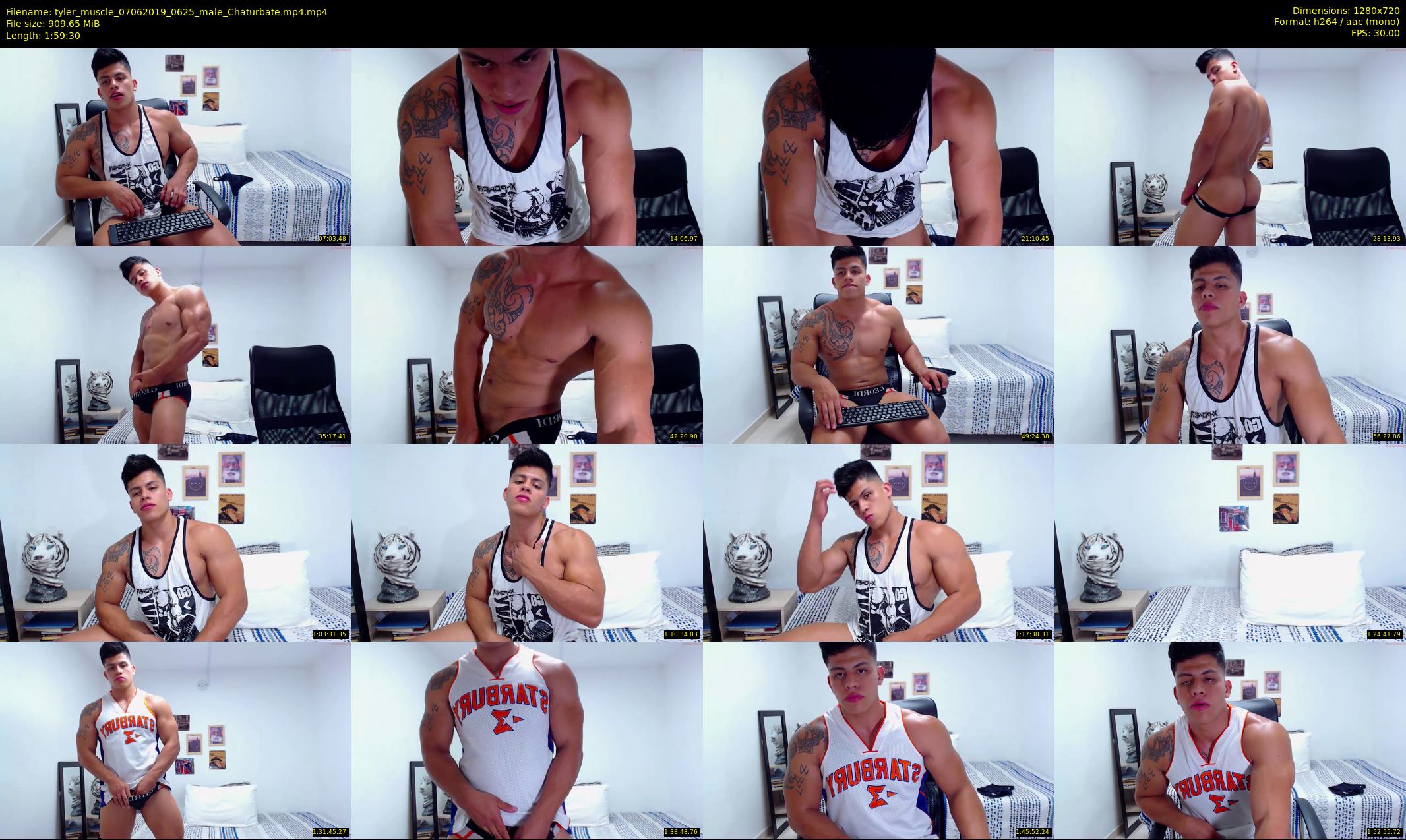 tyler_muscle — 120 minute Chaturbate male cam show recording, 720p, Jun 7, 2019