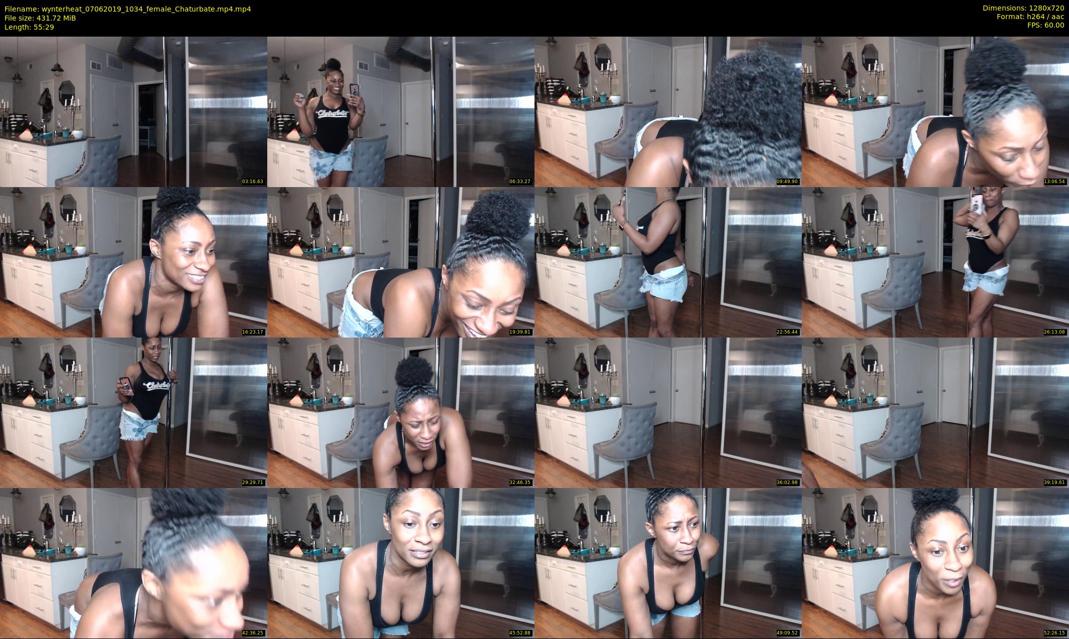 wynterheat — 56 minute Chaturbate female cam show recording, 720p, Jun 7, 2019