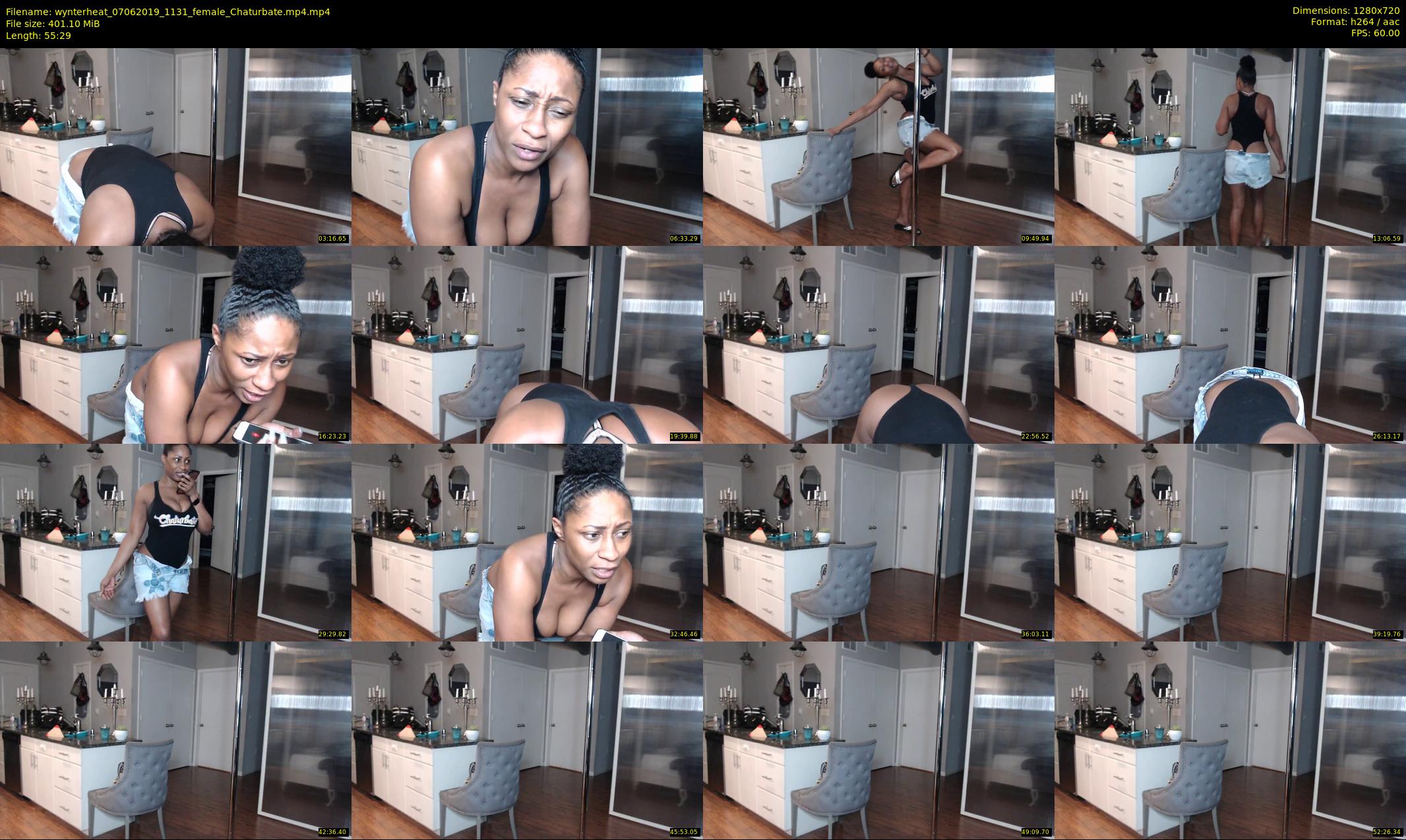 wynterheat — 56 minute Chaturbate female cam show recording, 720p, Jun 7, 2019