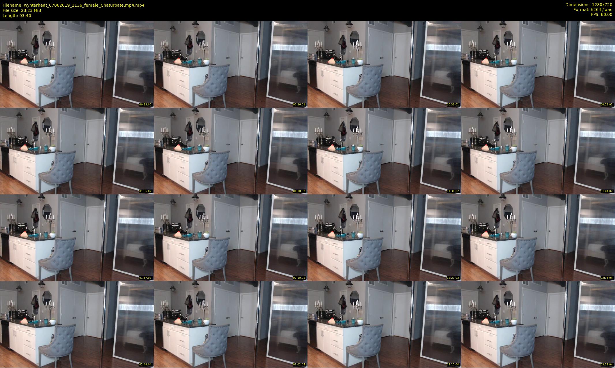 wynterheat — 4 minute Chaturbate female cam show recording, 720p, Jun 7, 2019