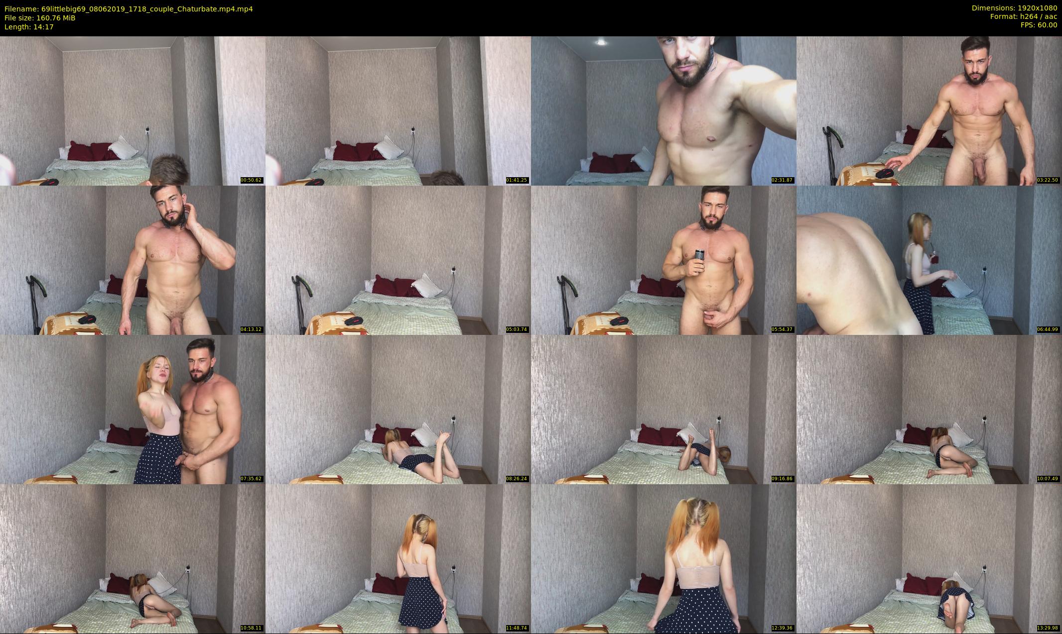 69littlebig69 — 15 minute Chaturbate couple cam show recording, 1080p, Jun 8, 2019