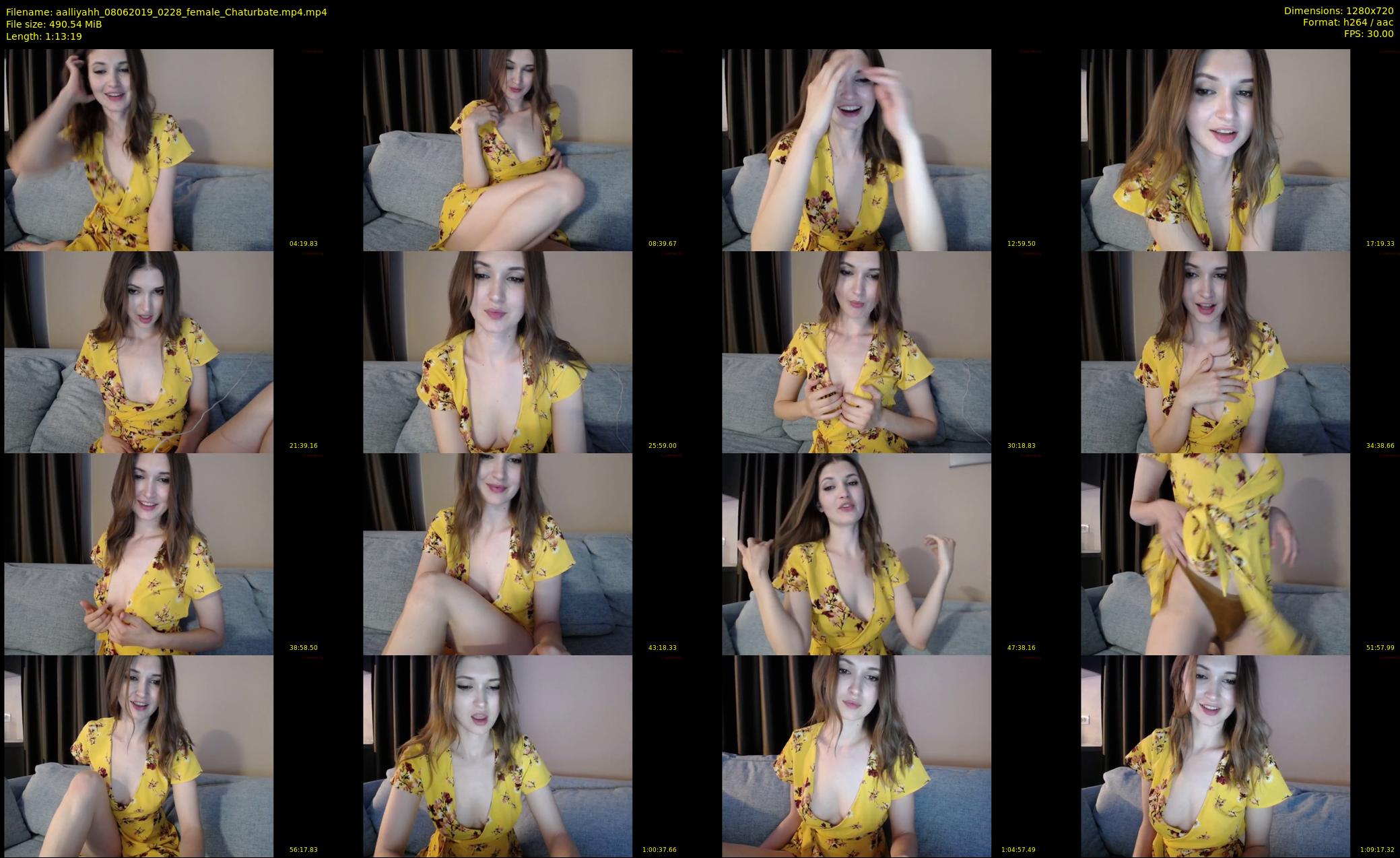 aalliyahh — 74 minute Chaturbate female cam show recording, 720p, Jun 8, 2019