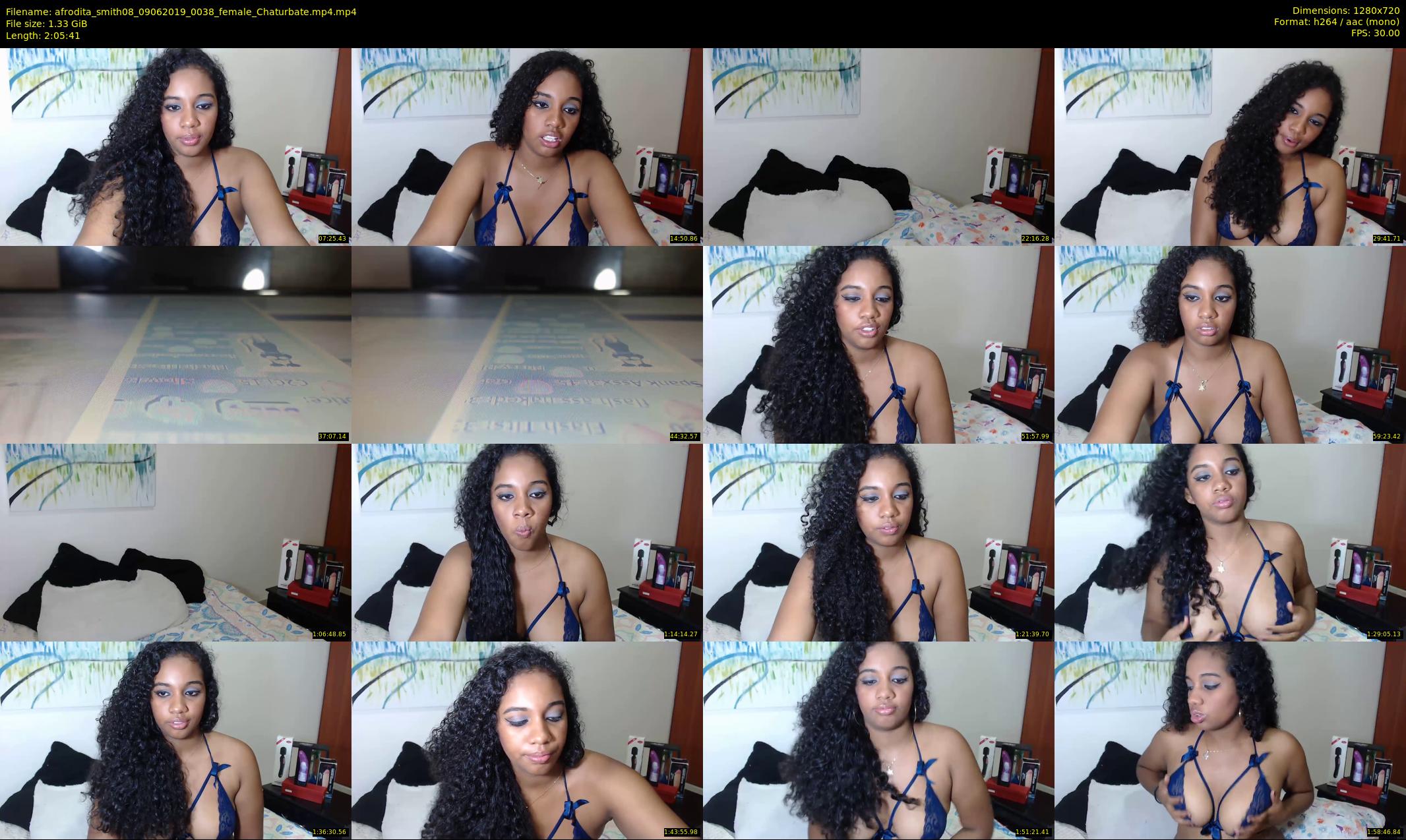 afrodita_smith08 — 126 minute Chaturbate female cam show recording, 720p, Jun 9, 2019