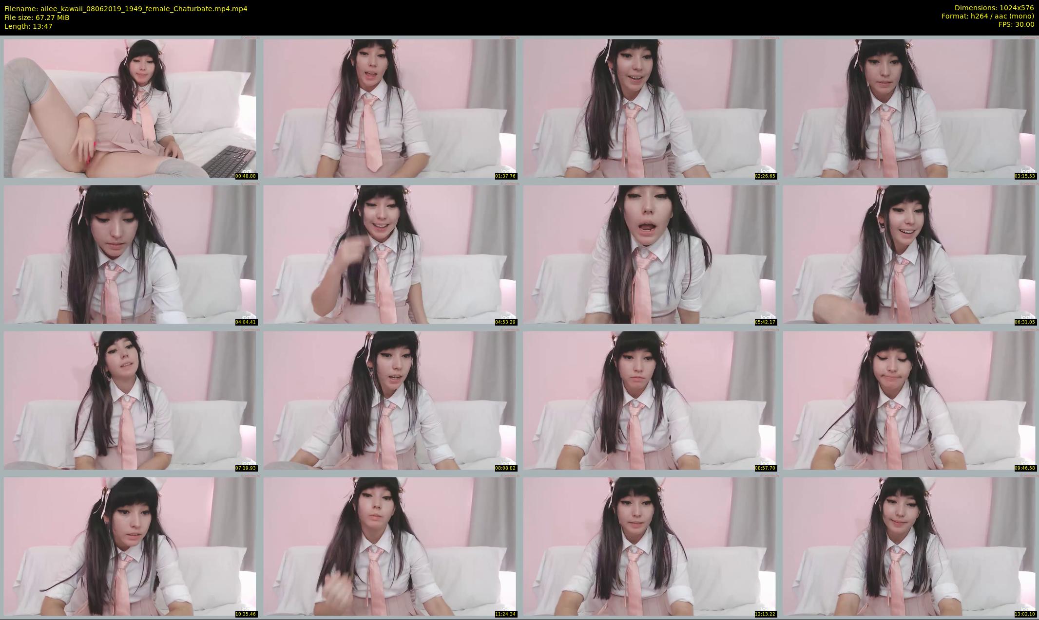ailee_kawaii — 14 minute Chaturbate female cam show recording, 480p, Jun 8, 2019
