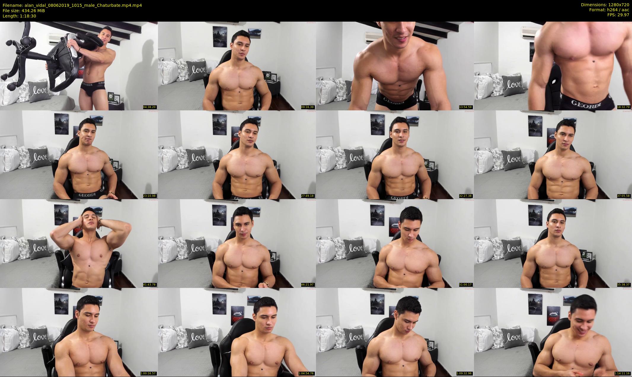 alan_vidal — 79 minute Chaturbate male cam show recording, 720p, Jun 8, 2019