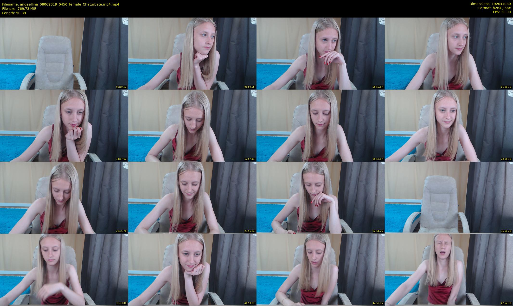 angeellina — 51 minute Chaturbate female cam show recording, 1080p, Jun 8, 2019
