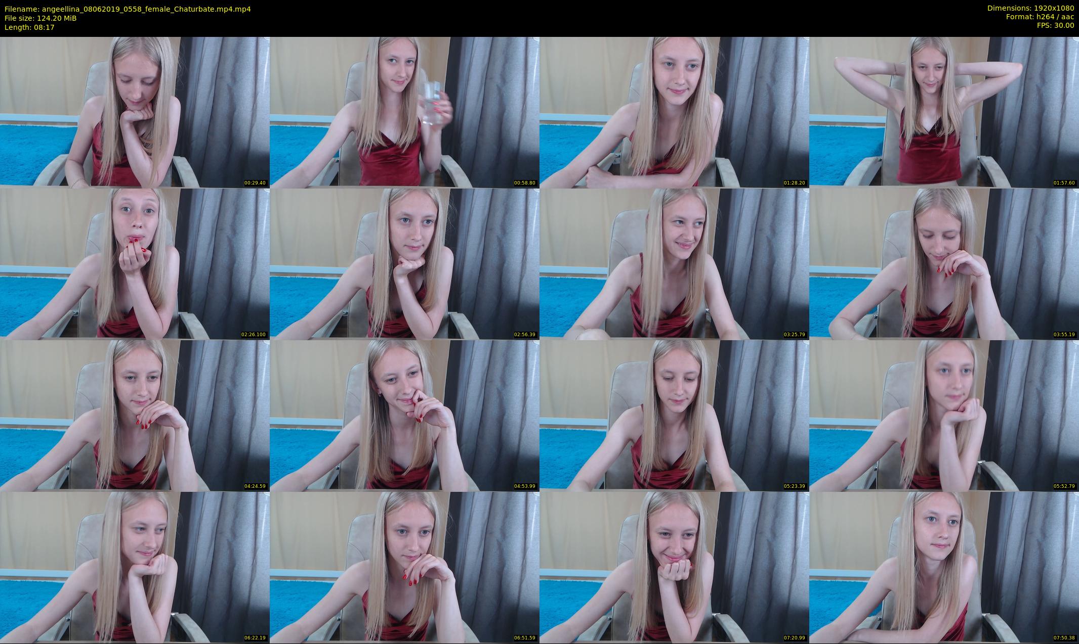 angeellina — 9 minute Chaturbate female cam show recording, 1080p, Jun 8, 2019