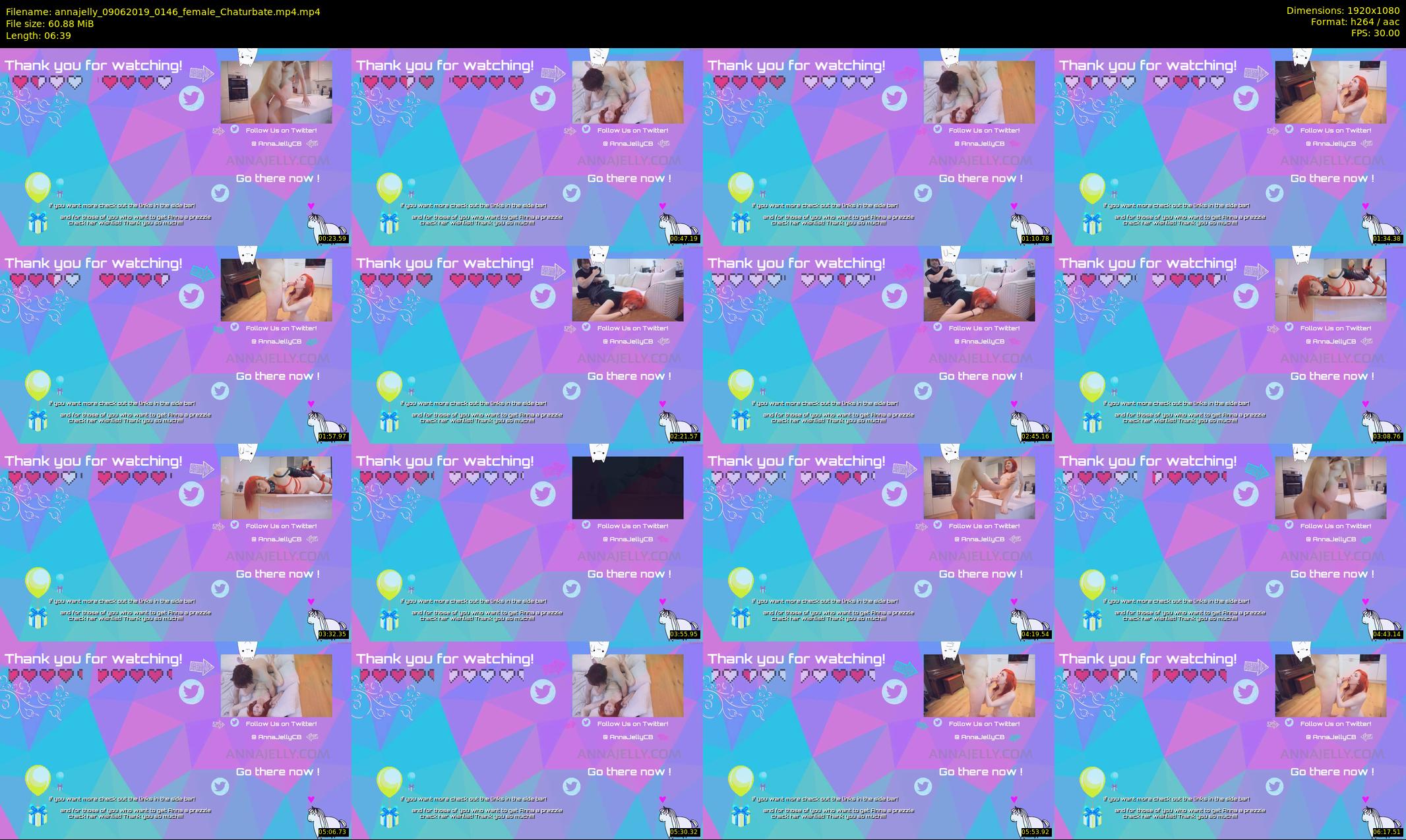 annajelly — 7 minute Chaturbate couple cam show recording, 1080p, Jun 9, 2019