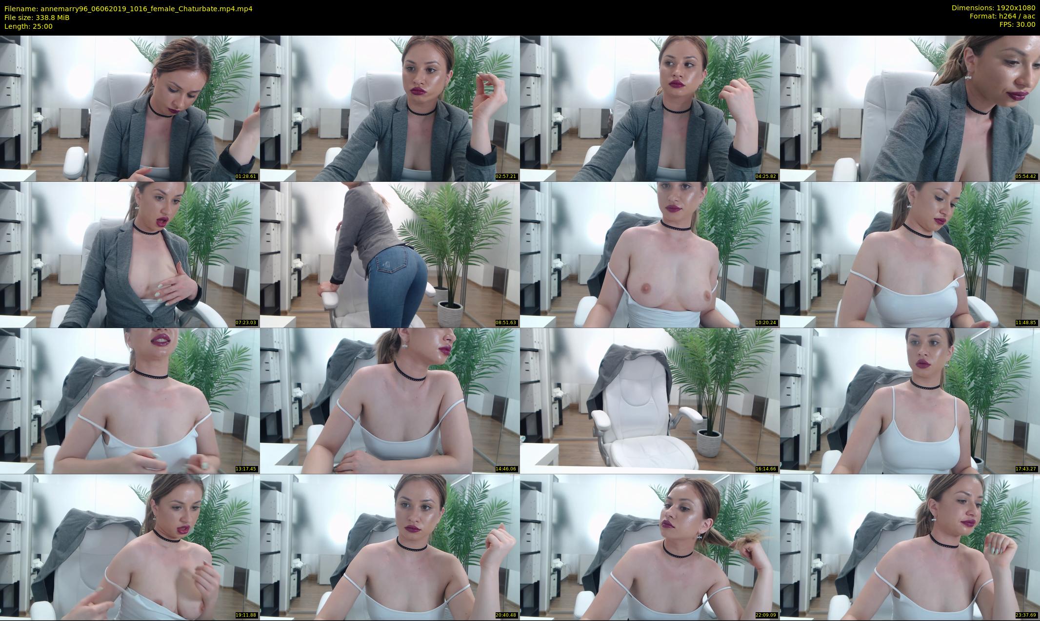annemarry96 — 25 minute Chaturbate female cam show recording, 1080p, Jun 6, 2019