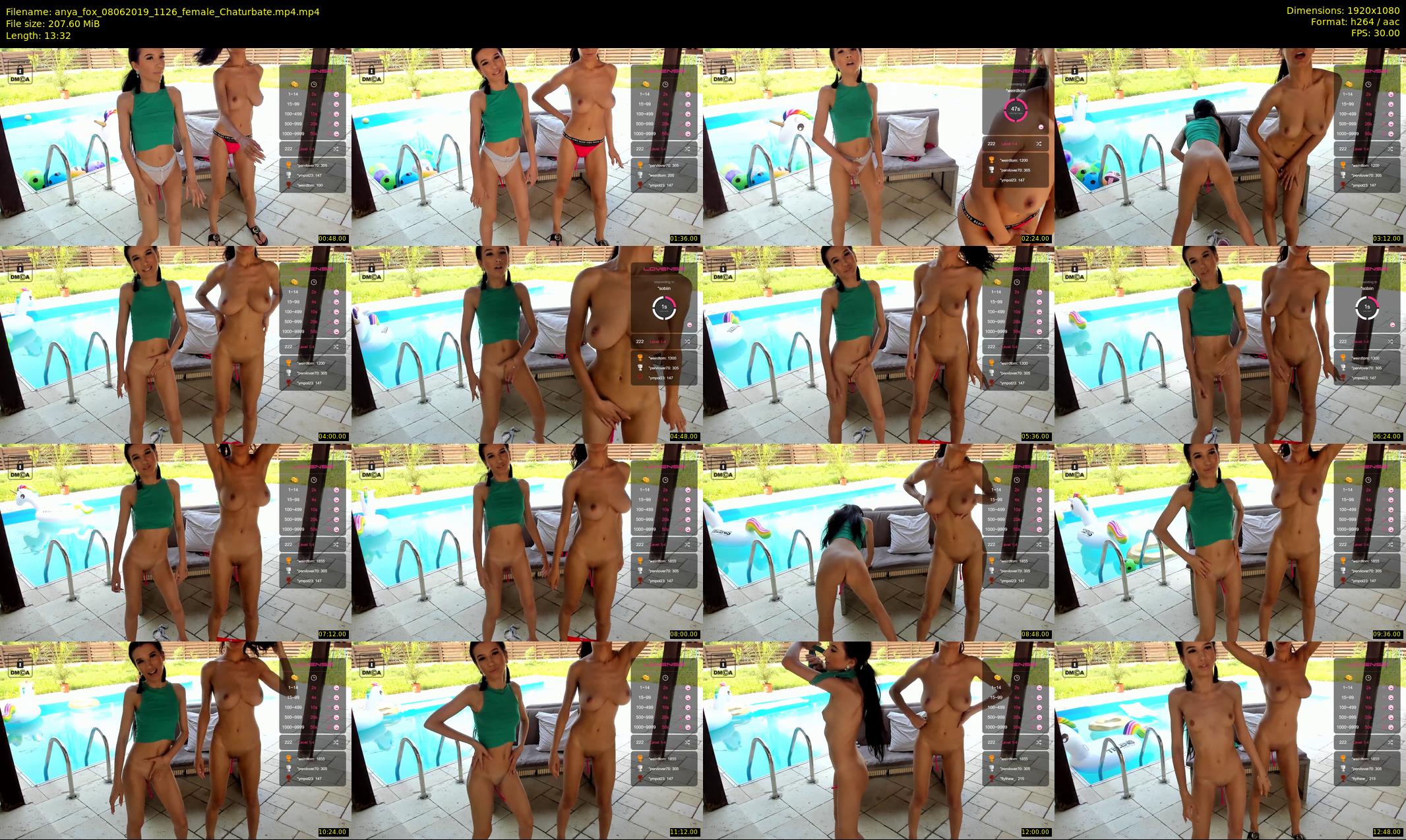 anya_fox — 14 minute Chaturbate female cam show recording, 1080p, Jun 8, 2019