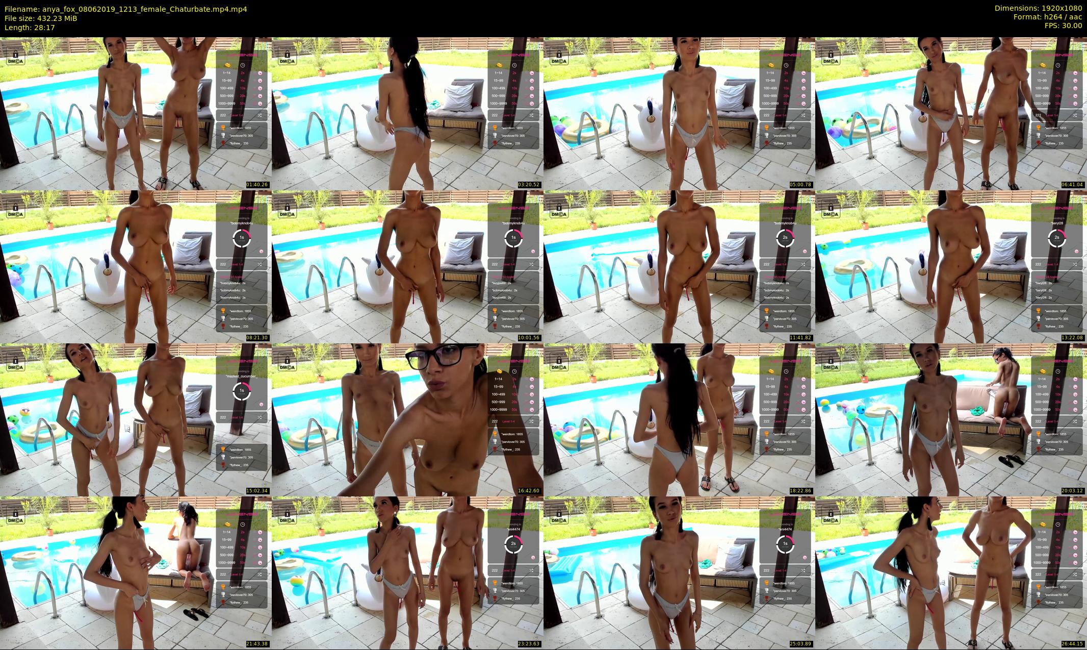 anya_fox — 29 minute Chaturbate female cam show recording, 1080p, Jun 8, 2019