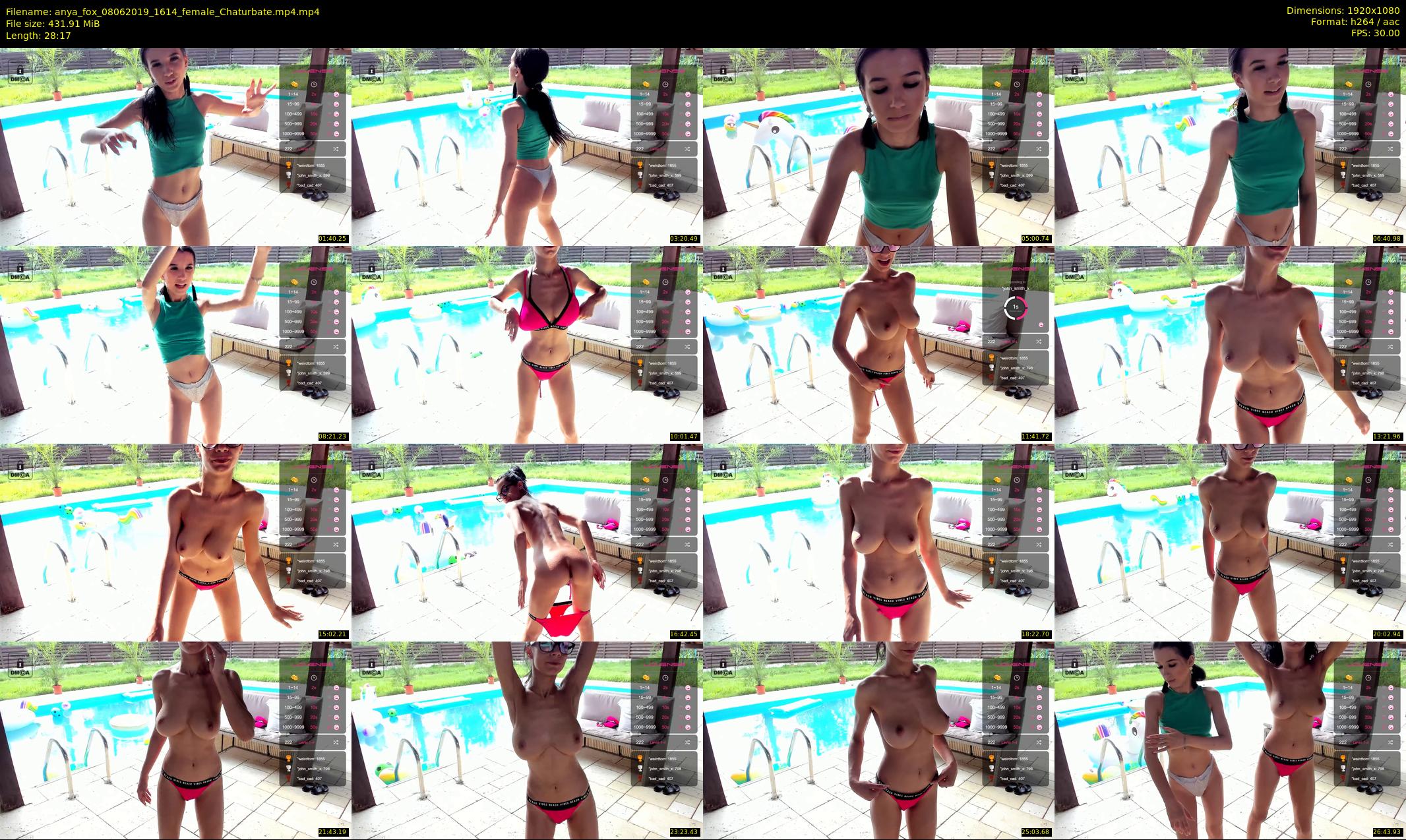 anya_fox — 29 minute Chaturbate female cam show recording, 1080p, Jun 8, 2019