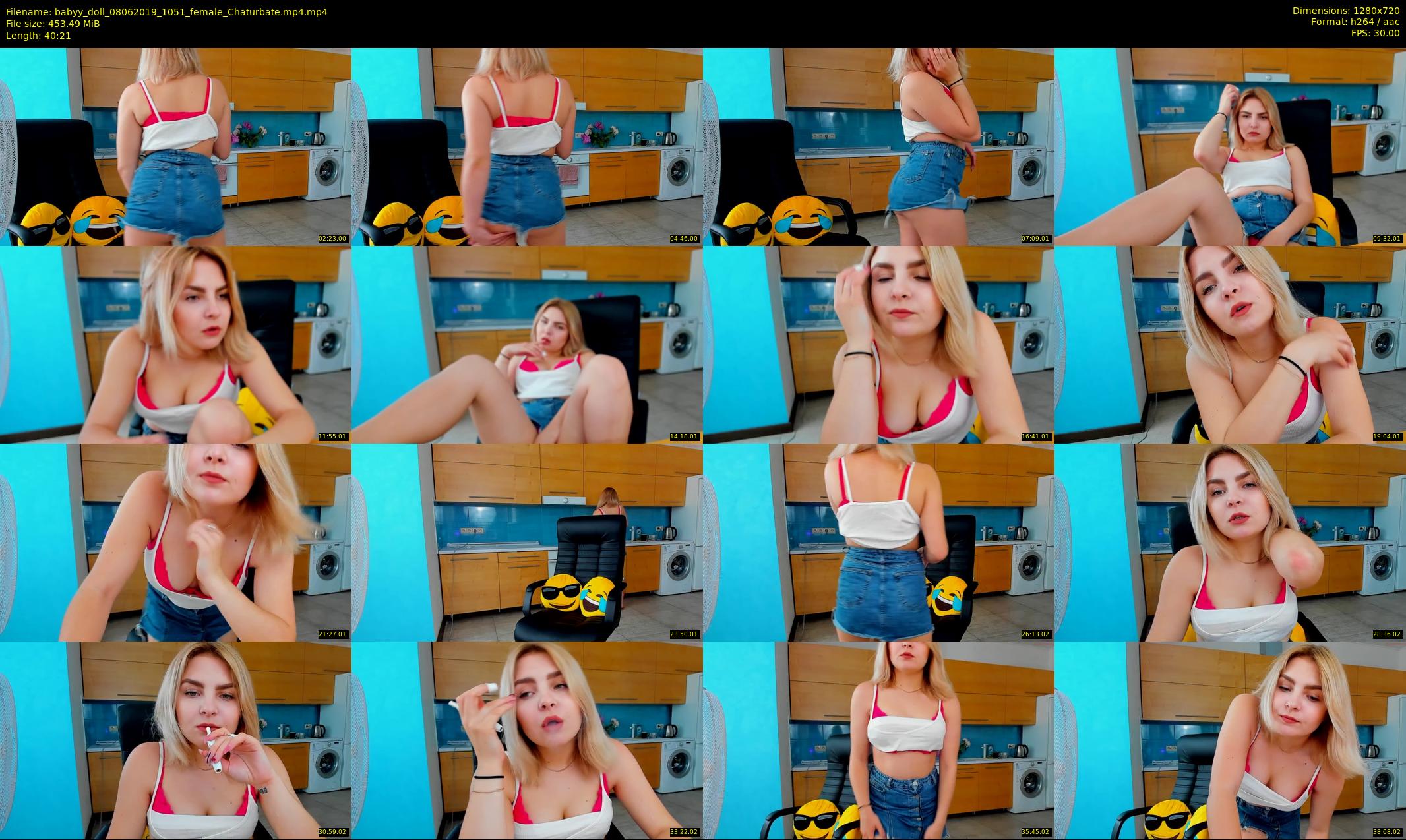 babyy_doll — 41 minute Chaturbate female cam show recording, 720p, Jun 8, 2019