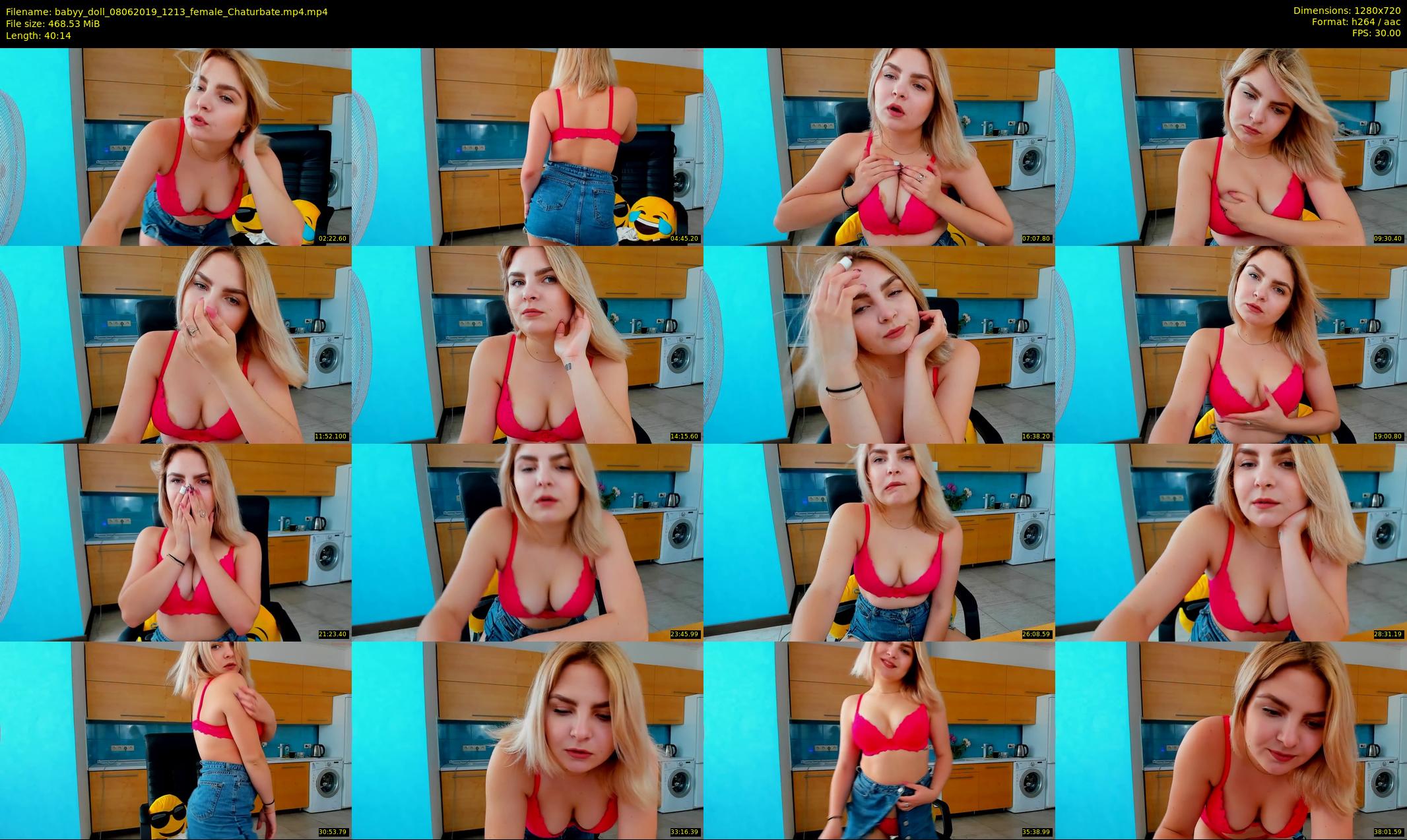 babyy_doll — 41 minute Chaturbate female cam show recording, 720p, Jun 8, 2019