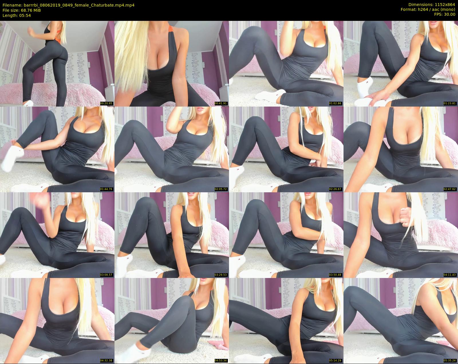 barrrbi — 6 minute Chaturbate female cam show recording, 720p, Jun 8, 2019