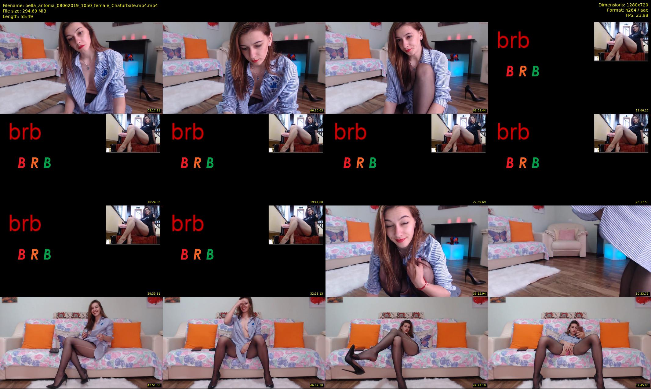 bella_antonia — 56 minute Chaturbate female cam show recording, 720p, Jun 8, 2019