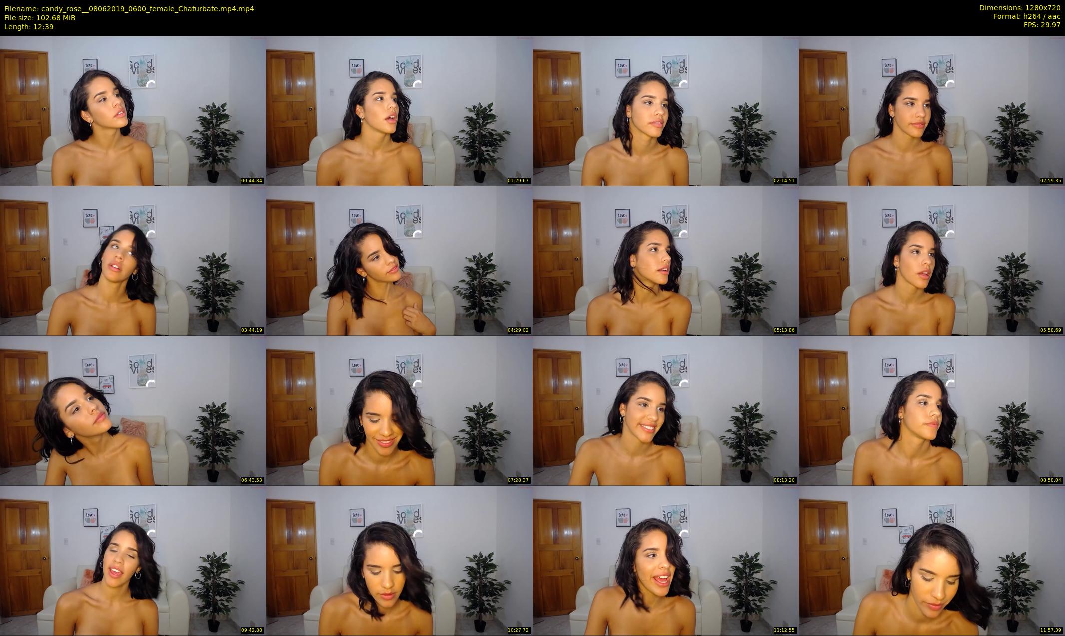 candy_rose_ — 13 minute Chaturbate female cam show recording, 720p, Jun 8, 2019