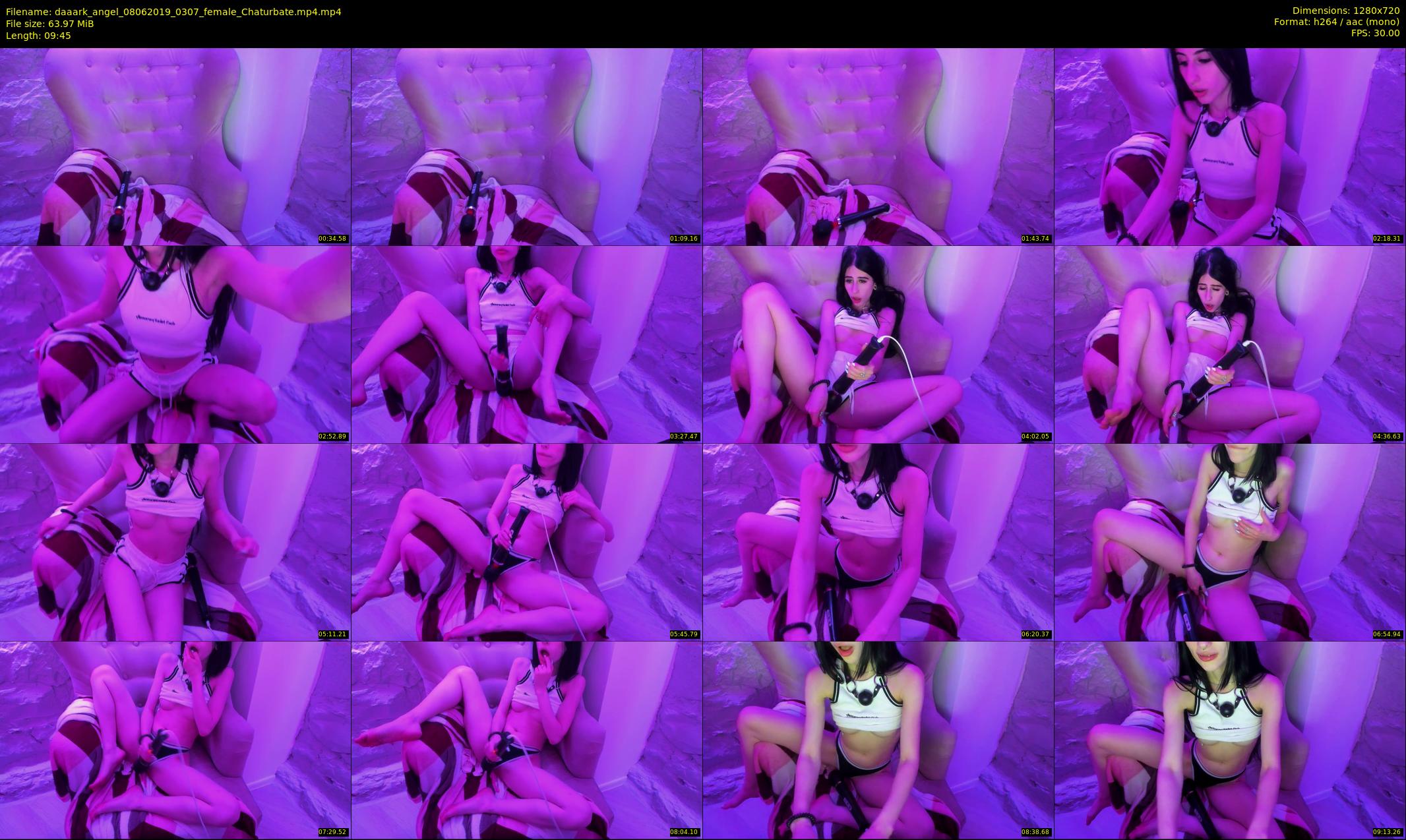 daaark_angel — 10 minute Chaturbate female cam show recording, 720p, Jun 8, 2019