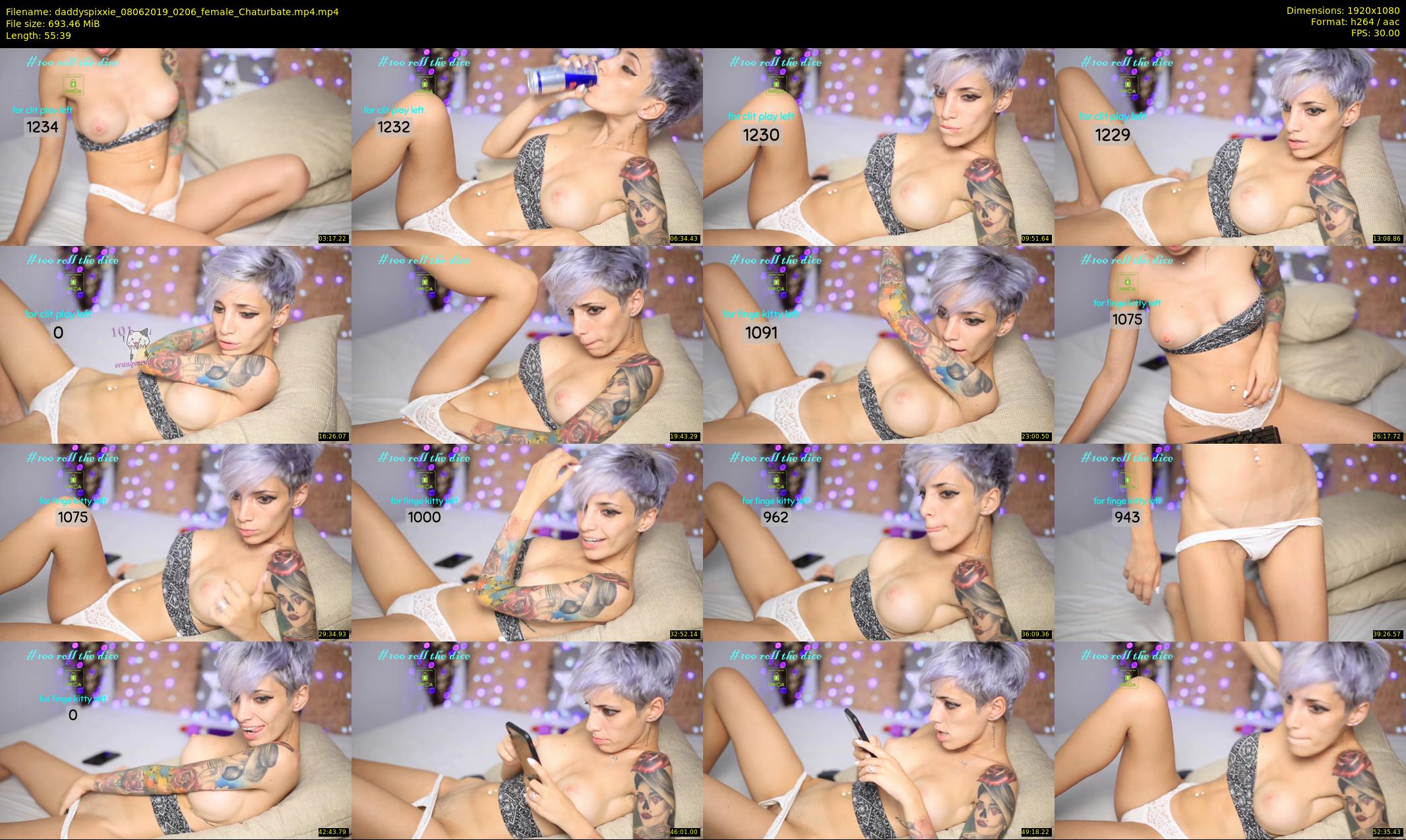 daddyspixxie — 56 minute Chaturbate female cam show recording, 1080p, Jun 8, 2019