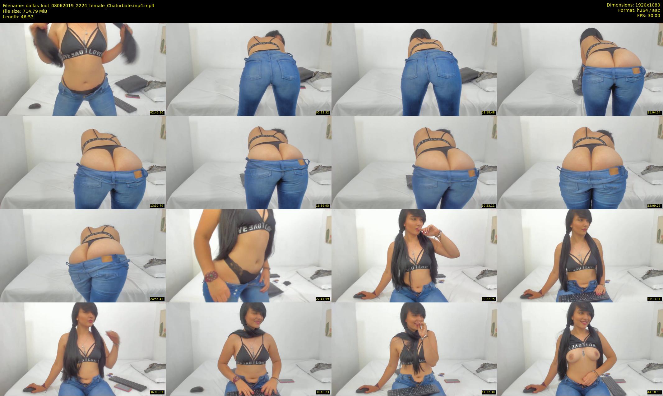 dallas_kiut — 47 minute Chaturbate female cam show recording, 1080p, Jun 8, 2019