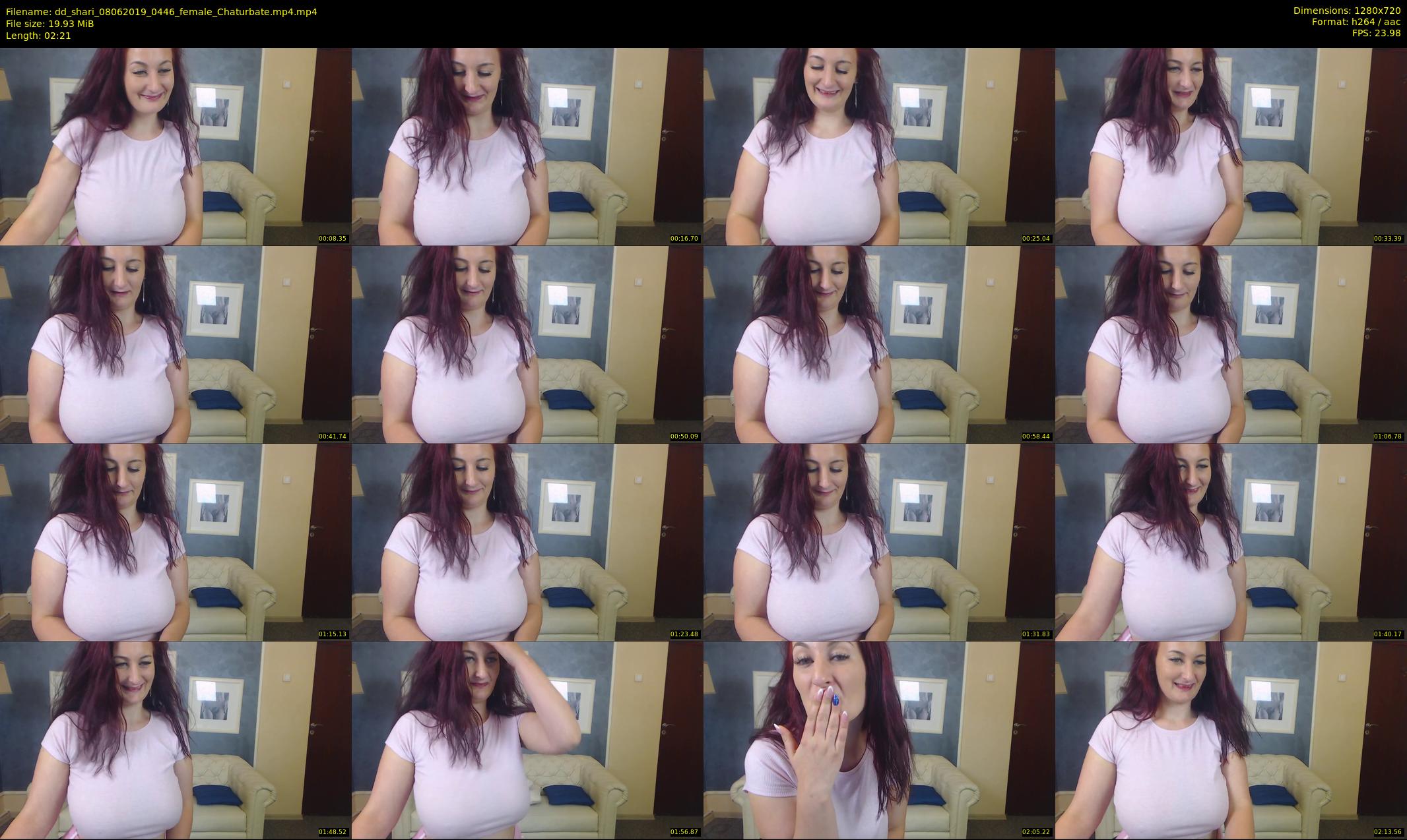 dd_shari — 3 minute Chaturbate female cam show recording, 720p, Jun 8, 2019