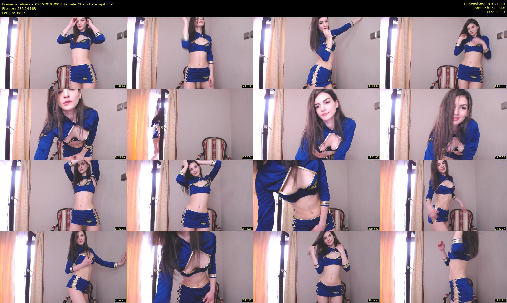 elaanna — 36 minute Chaturbate female cam show recording, 1080p, Jun 7, 2019