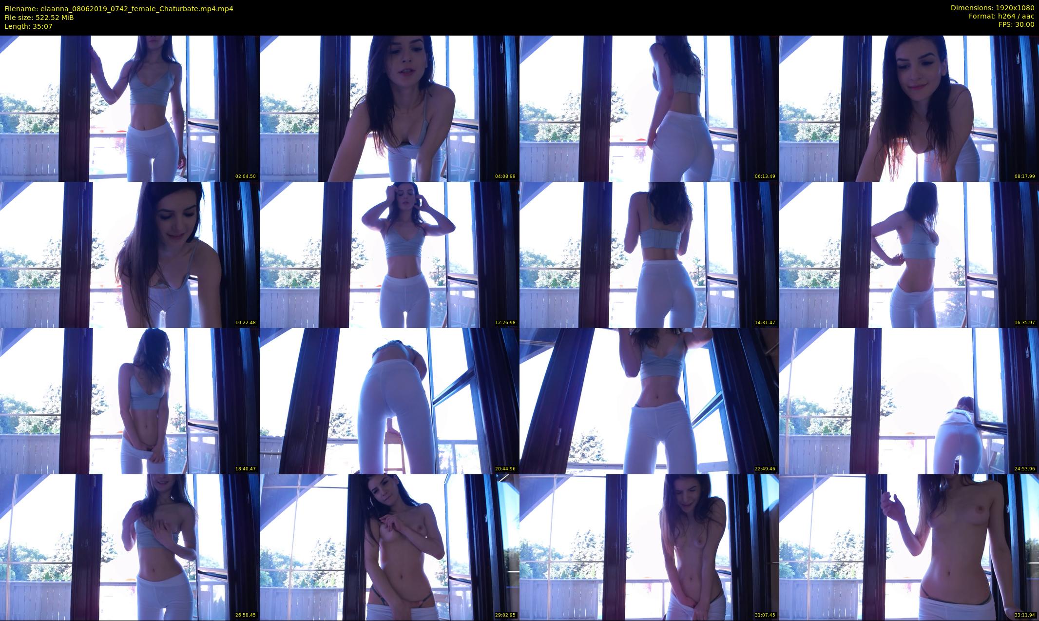 elaanna — 36 minute Chaturbate female cam show recording, 1080p, Jun 8, 2019