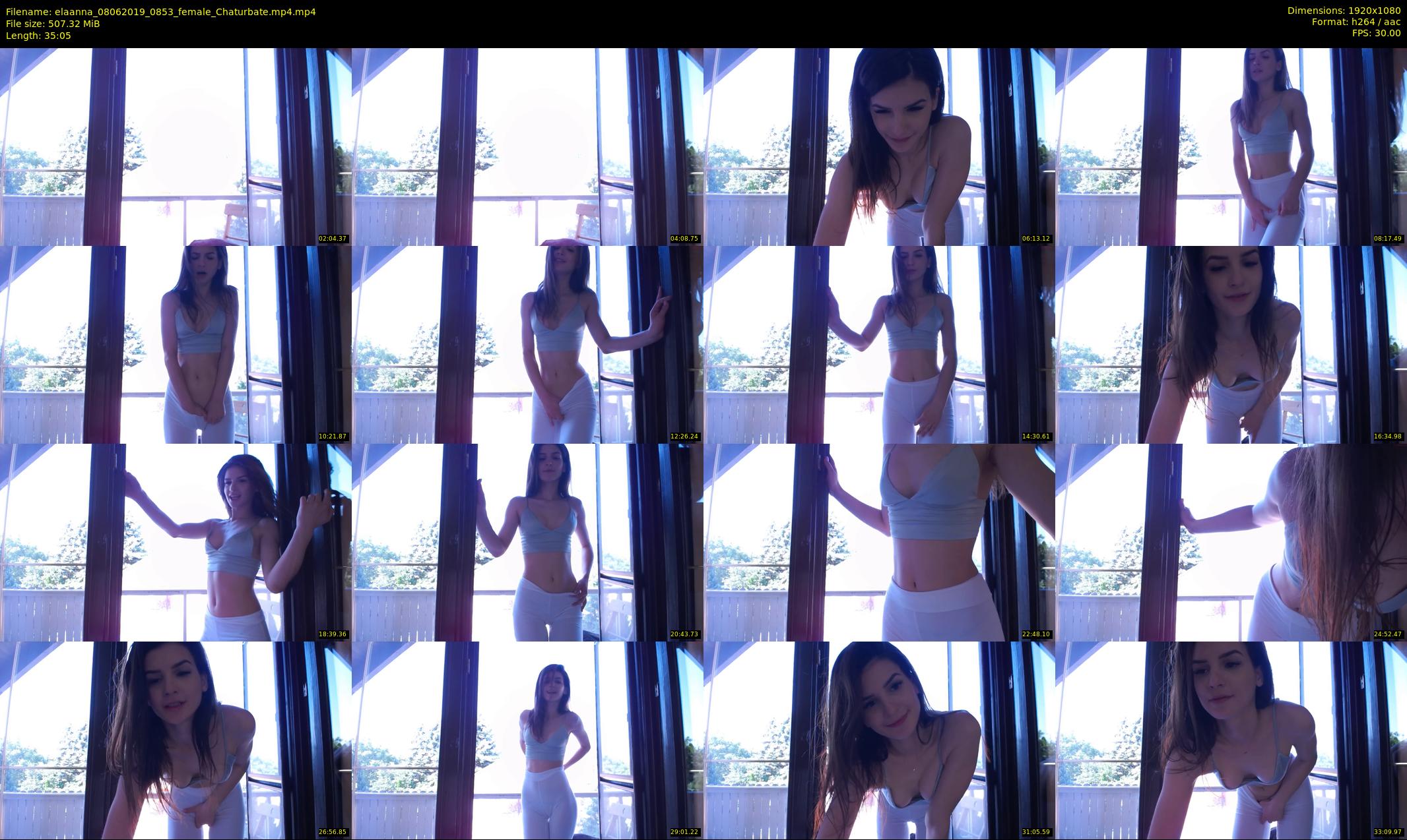 elaanna — 36 minute Chaturbate female cam show recording, 1080p, Jun 8, 2019