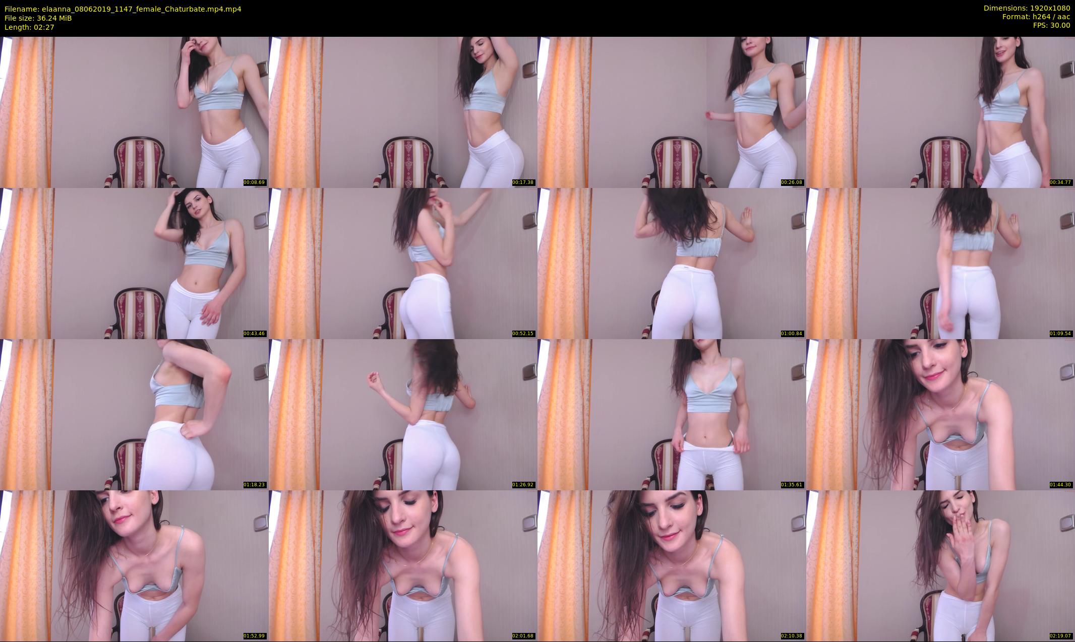 elaanna — 3 minute Chaturbate female cam show recording, 1080p, Jun 8, 2019