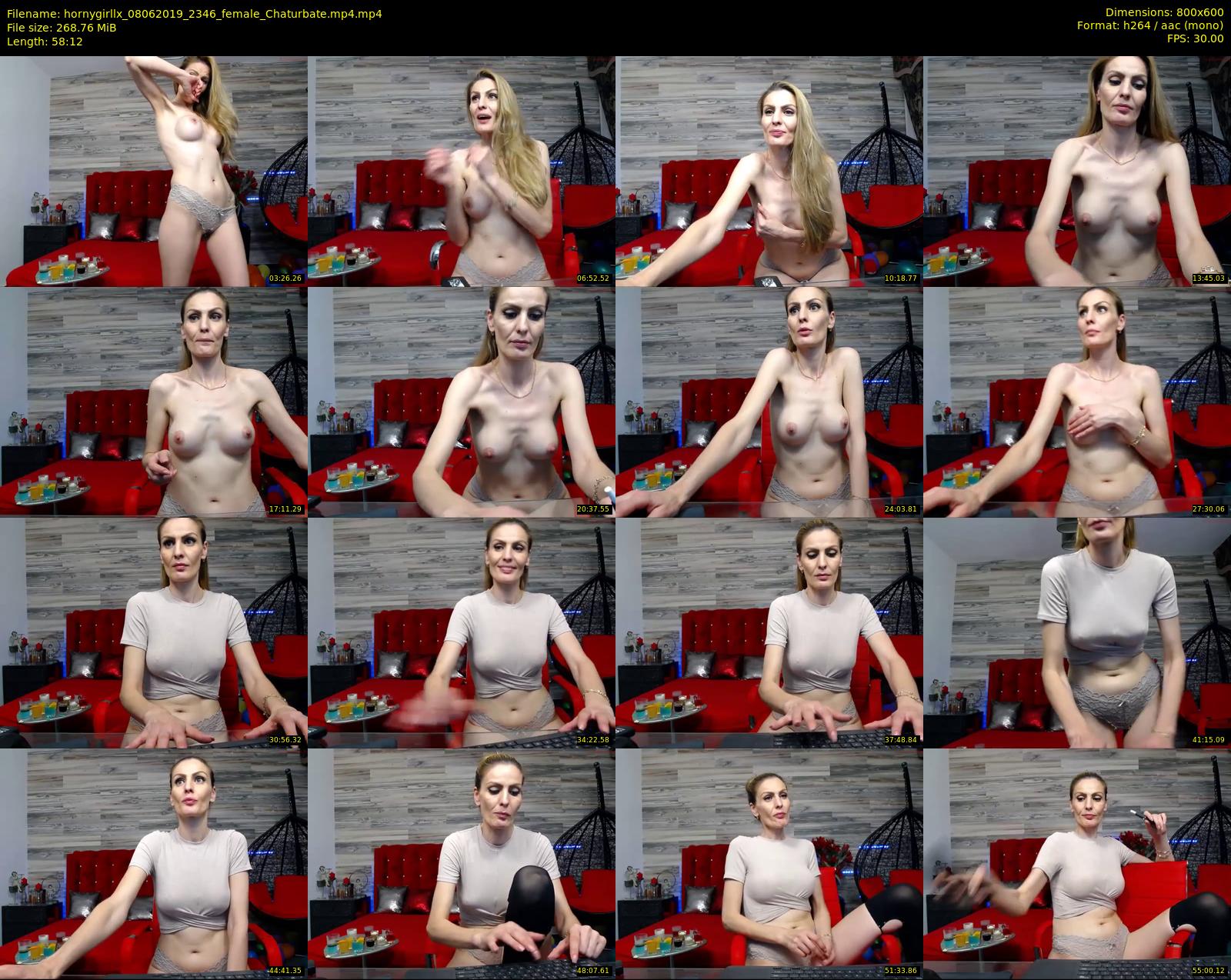 hornygirllx — 59 minute Chaturbate female cam show recording, 480p, Jun 8, 2019