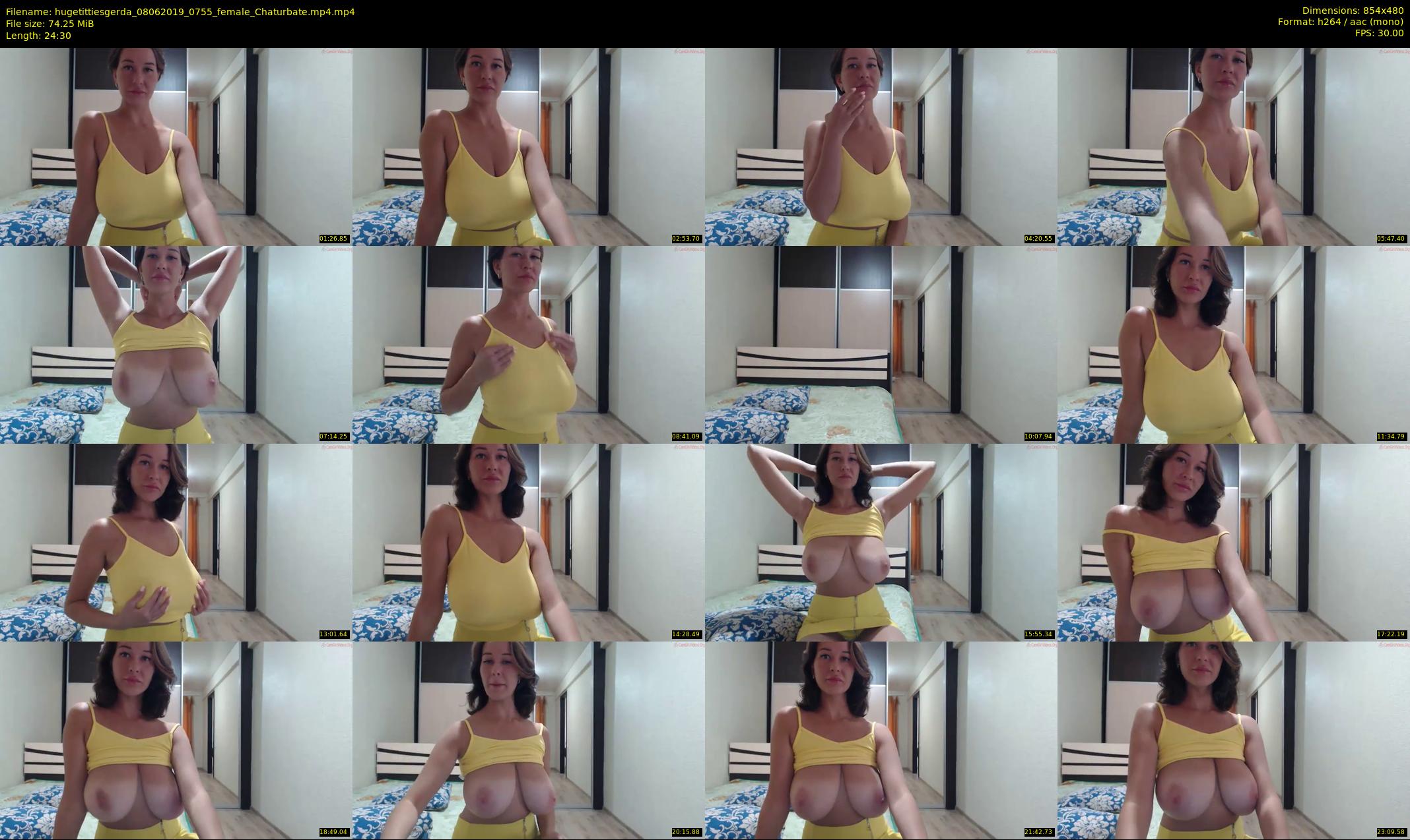 hugetittiesgerda — 25 minute Chaturbate female cam show recording, 480p, Jun 8, 2019