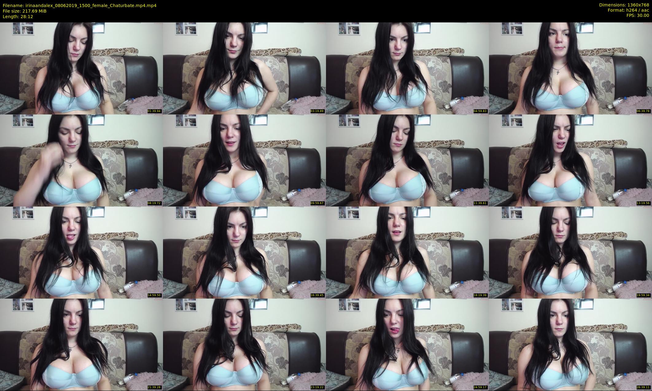 irinaandalex — 29 minute Chaturbate couple cam show recording, 720p, Jun 8, 2019