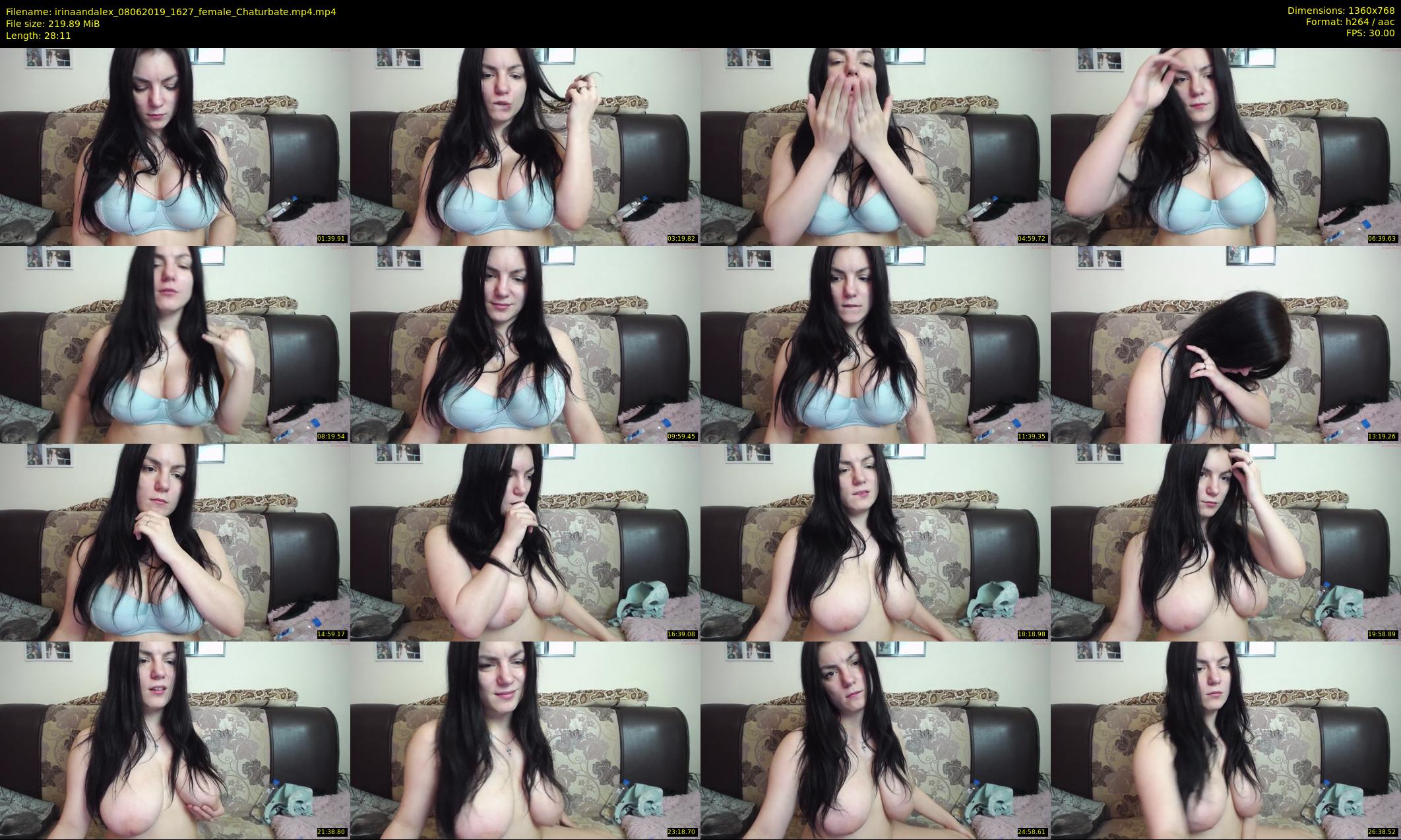 irinaandalex — 29 minute Chaturbate couple cam show recording, 720p, Jun 8, 2019