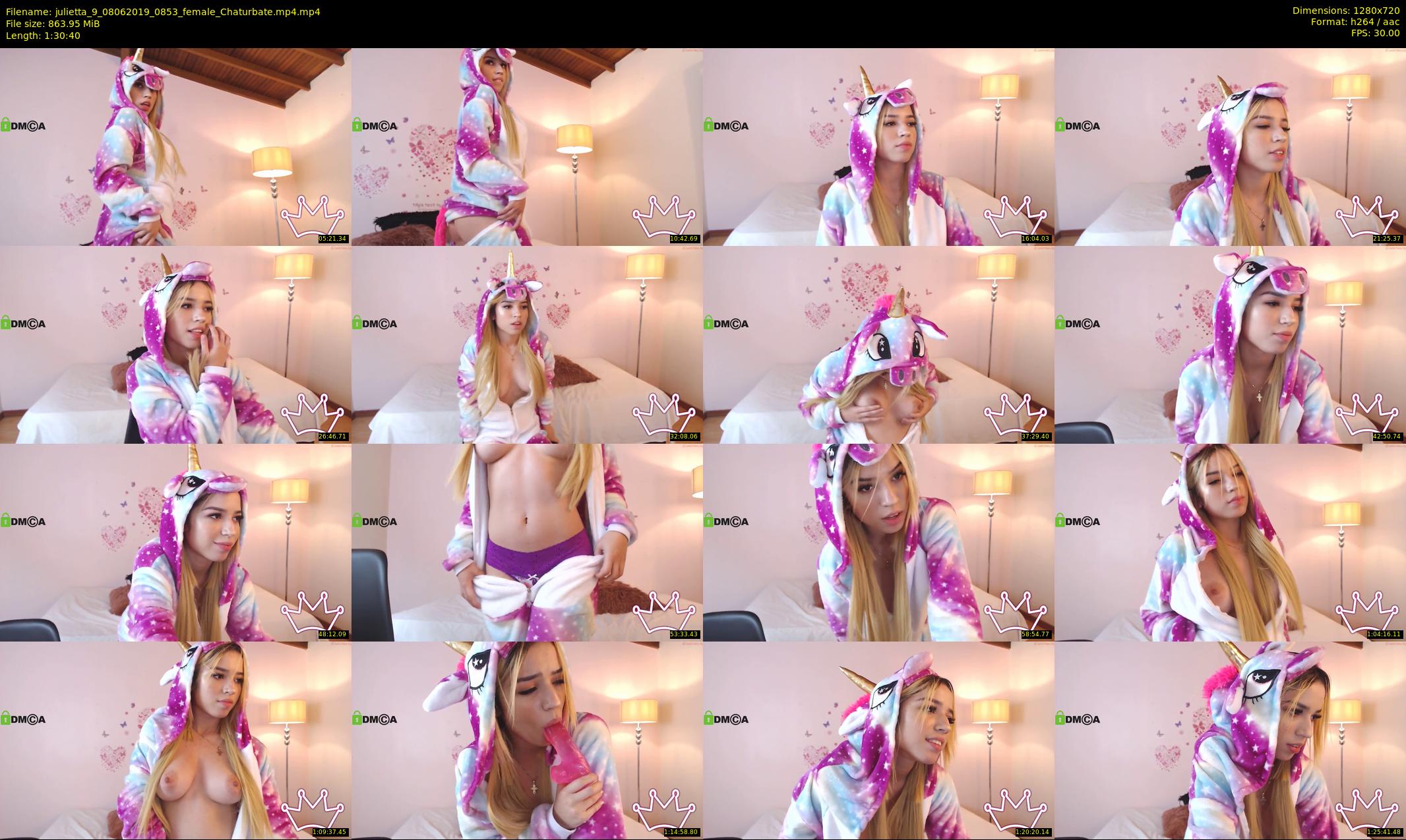 julietta_9 — 91 minute Chaturbate female cam show recording, 720p, Jun 8, 2019