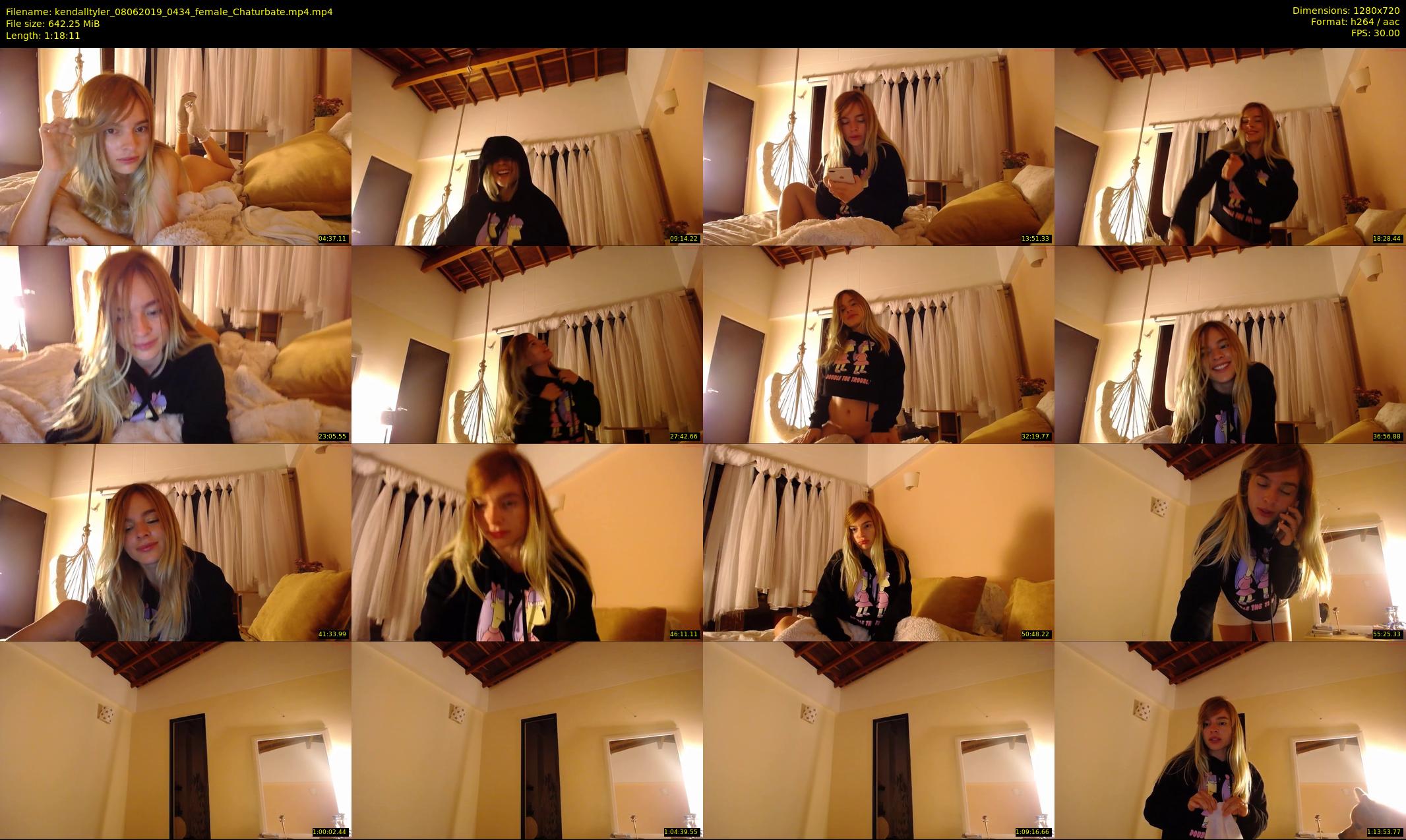 kendalltyler — 79 minute Chaturbate female cam show recording, 720p, Jun 8, 2019