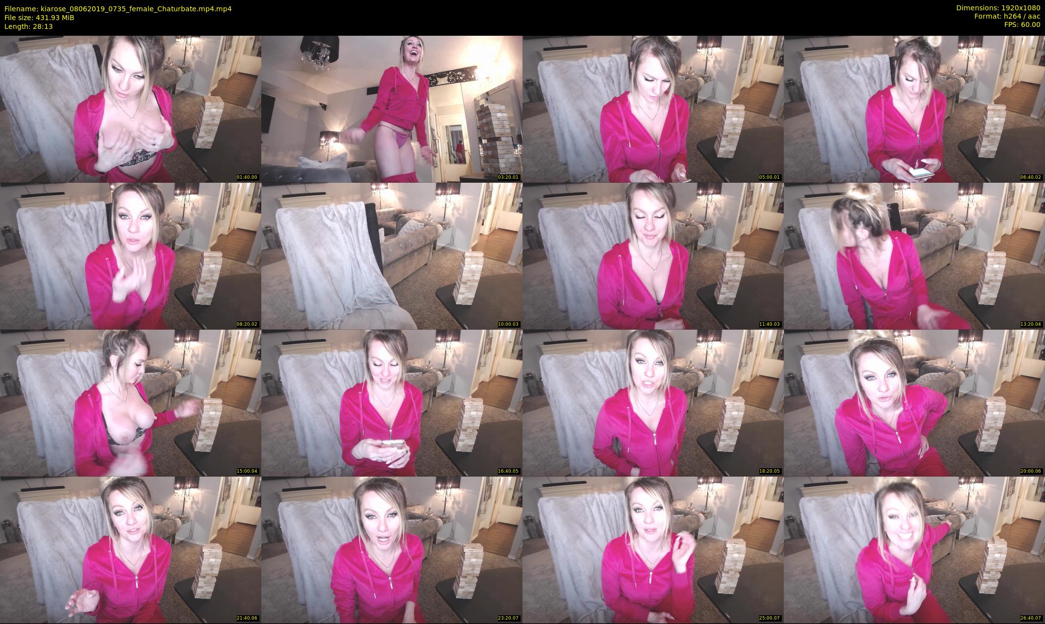 kiarose — 29 minute Chaturbate female cam show recording, 1080p, Jun 8, 2019