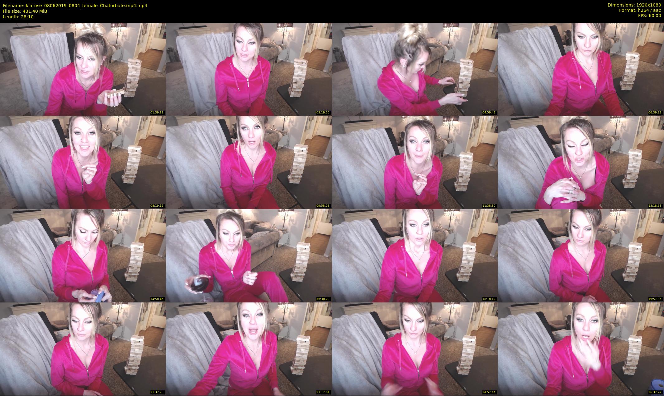 kiarose — 29 minute Chaturbate female cam show recording, 1080p, Jun 8, 2019