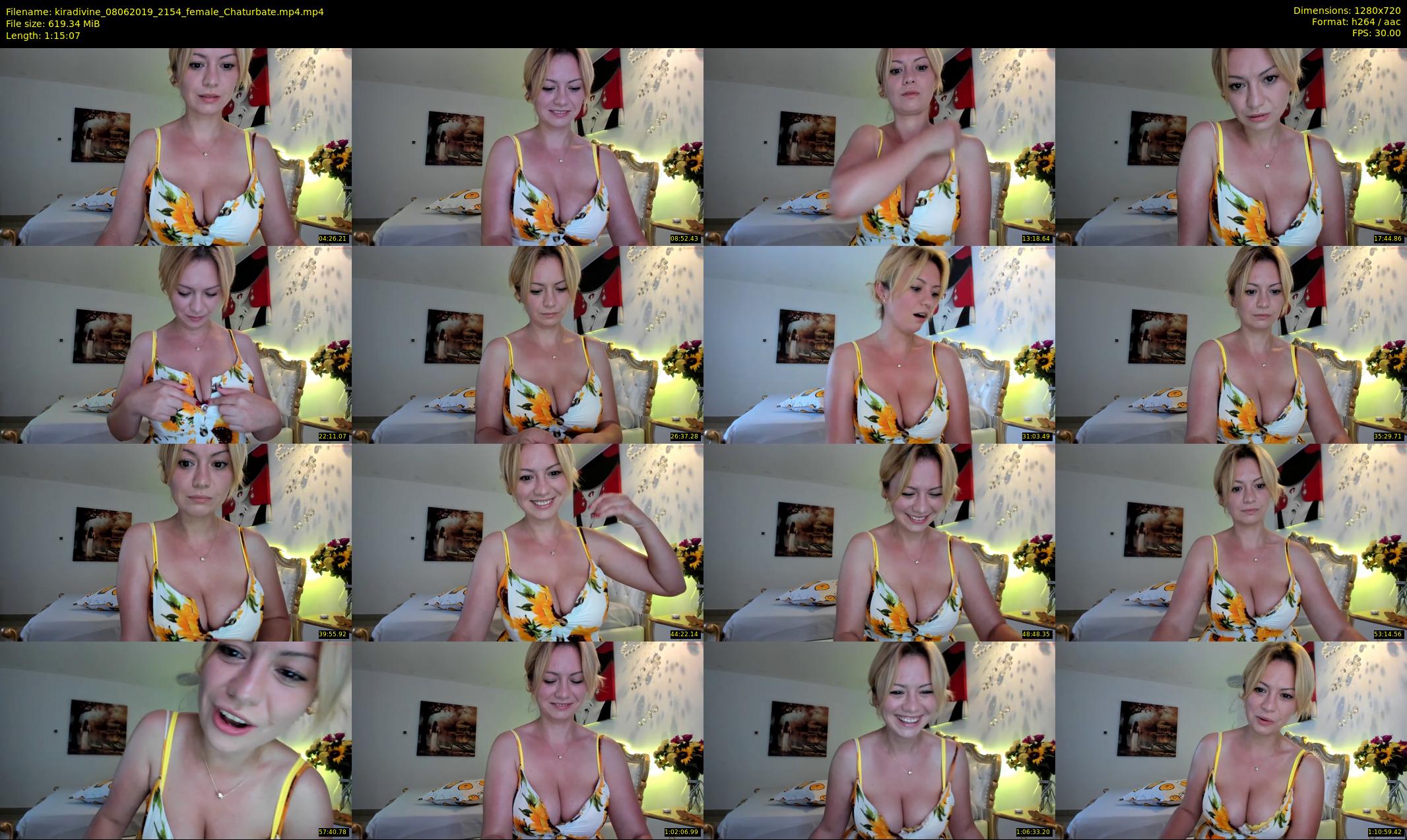 kiradivine — 76 minute Chaturbate female cam show recording, 720p, Jun 8, 2019