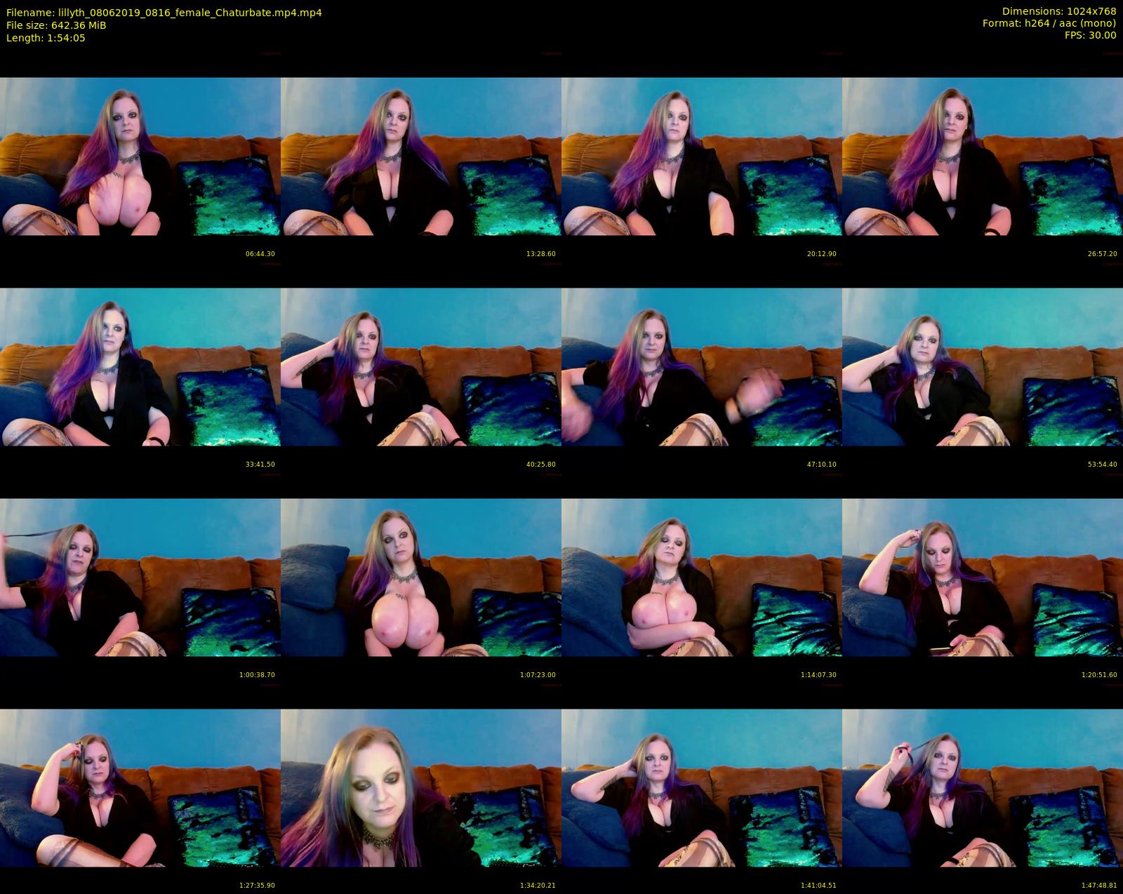 lillyth — 115 minute Chaturbate female cam show recording, 720p, Jun 8, 2019