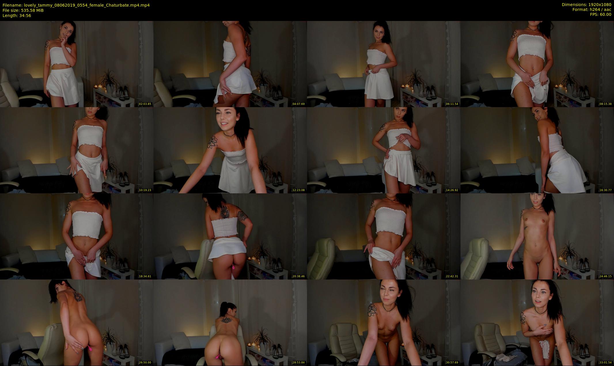 lovely_tammy — 35 minute Chaturbate female cam show recording, 1080p, Jun 8, 2019