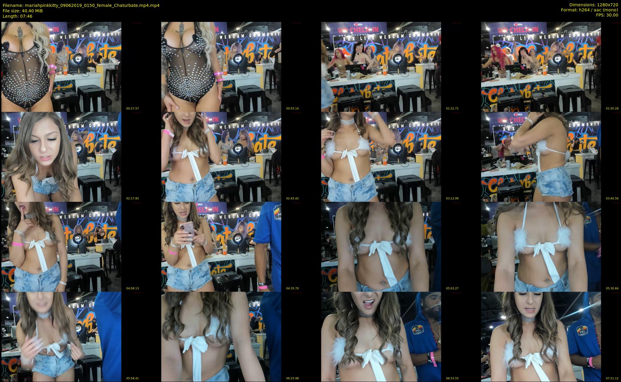 mariahpinkkitty — 8 minute Chaturbate female cam show recording, 720p, Jun 9, 2019