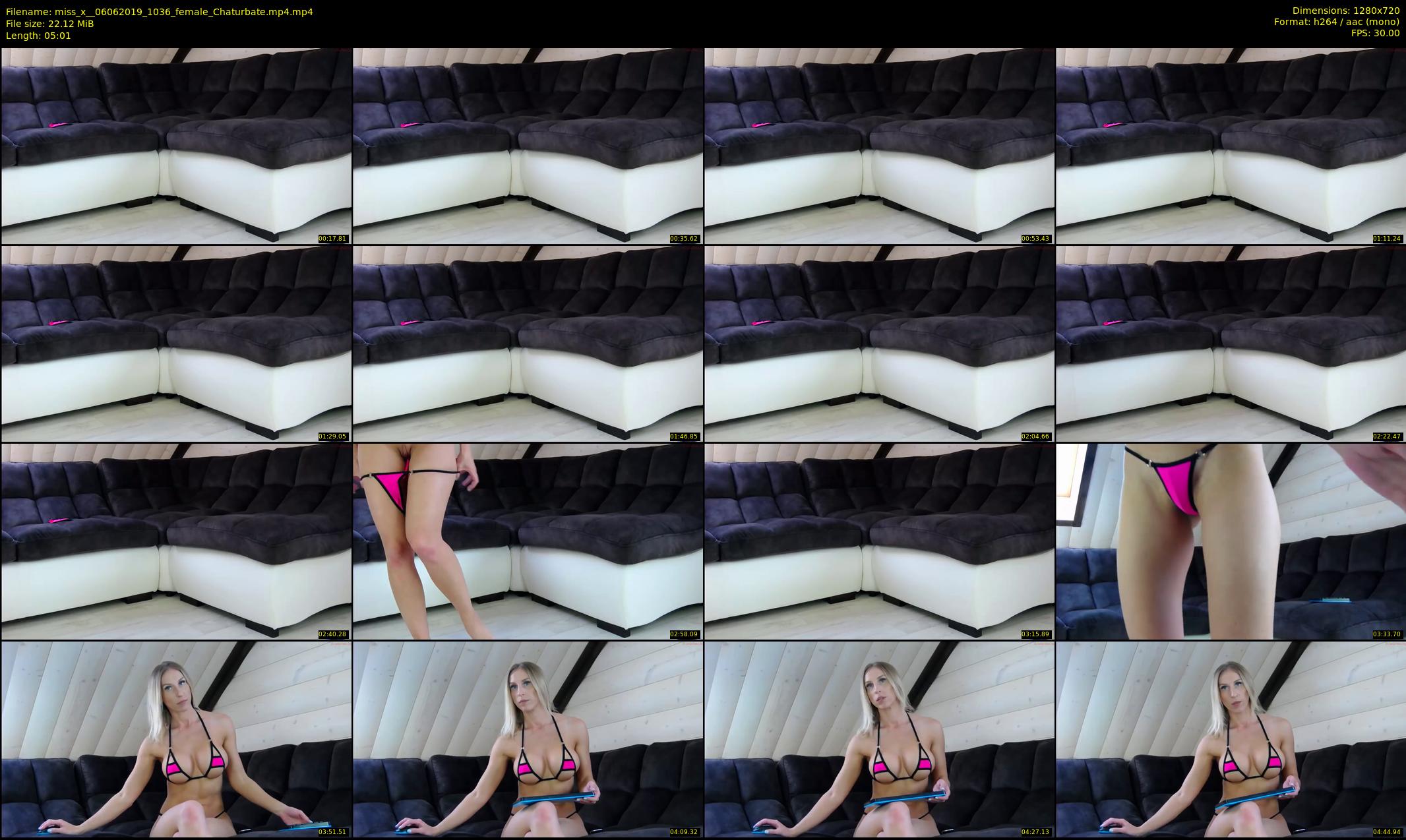 miss_x_ — 6 minute Chaturbate female cam show recording, 720p, Jun 6, 2019