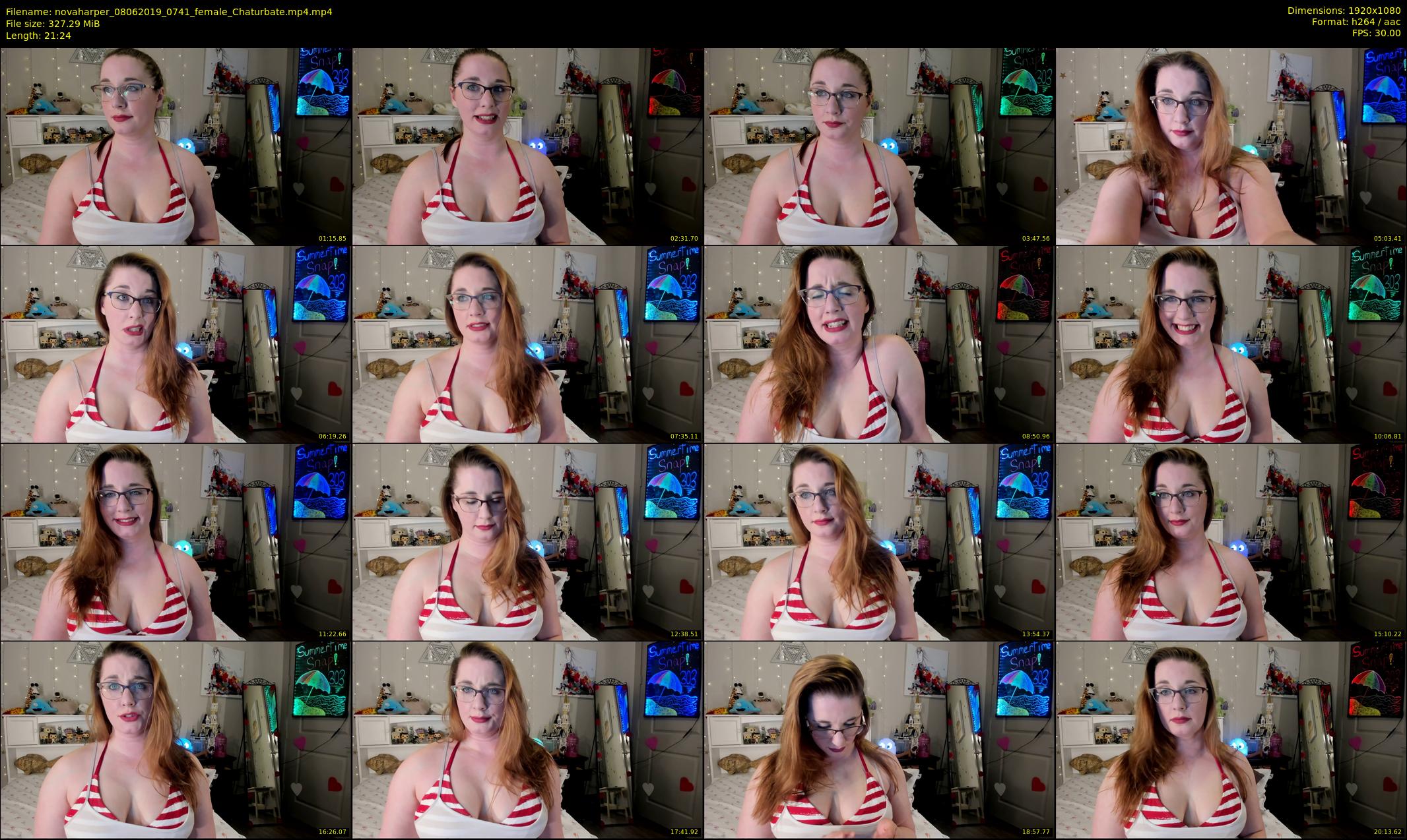 novaharper — 22 minute Chaturbate female cam show recording, 1080p, Jun 8, 2019