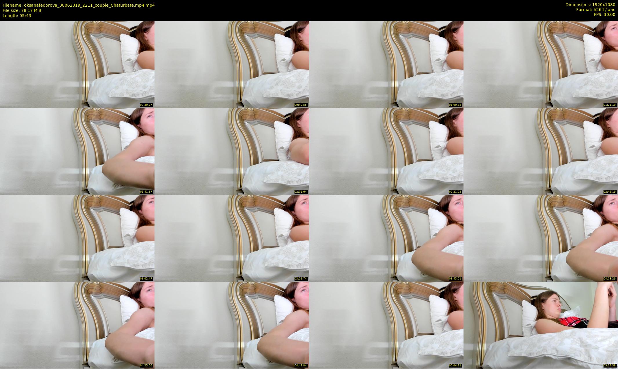 oksanafedorova — 6 minute Chaturbate female cam show recording, 1080p, Jun 8, 2019