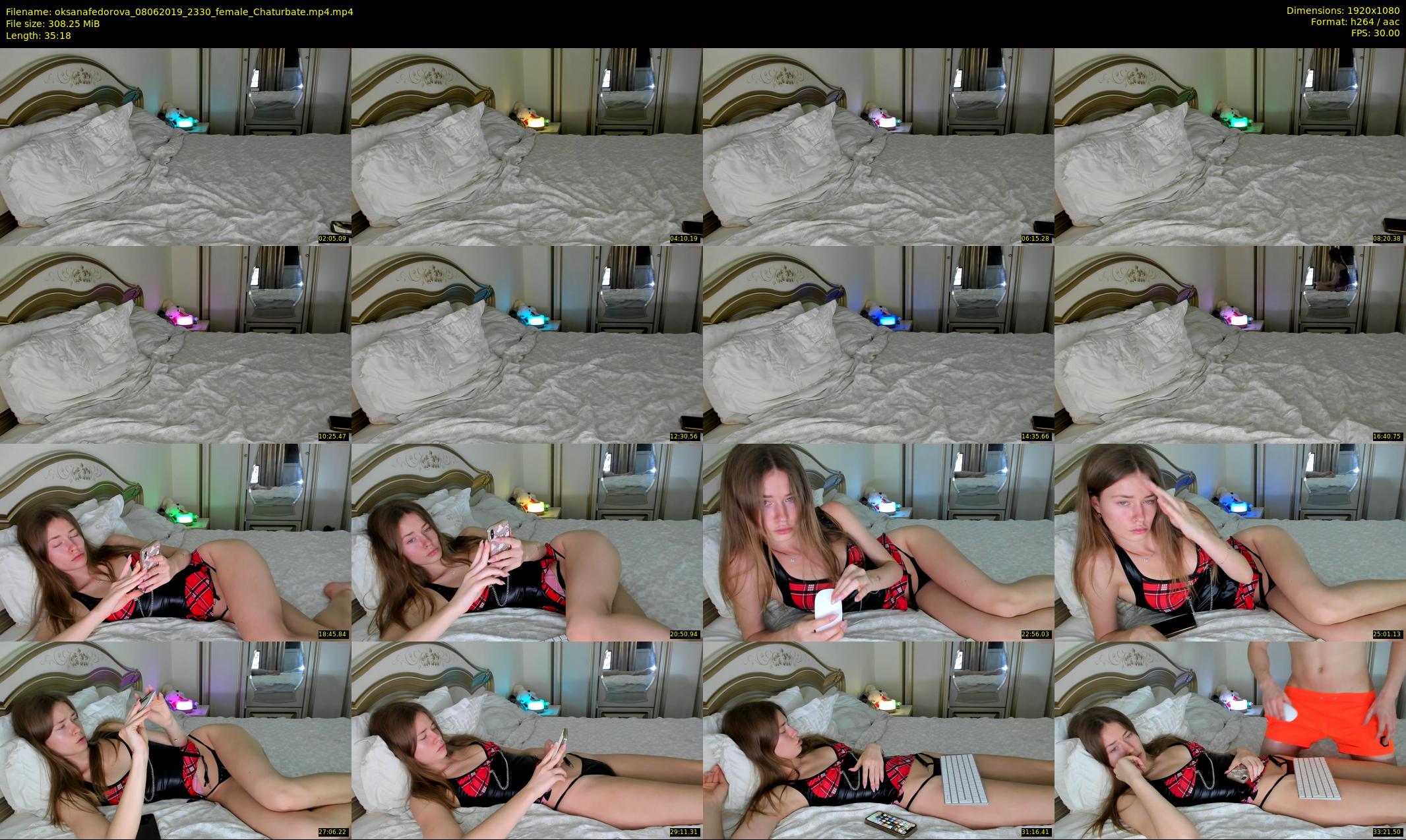 oksanafedorova — 36 minute Chaturbate female cam show recording, 1080p, Jun 8, 2019