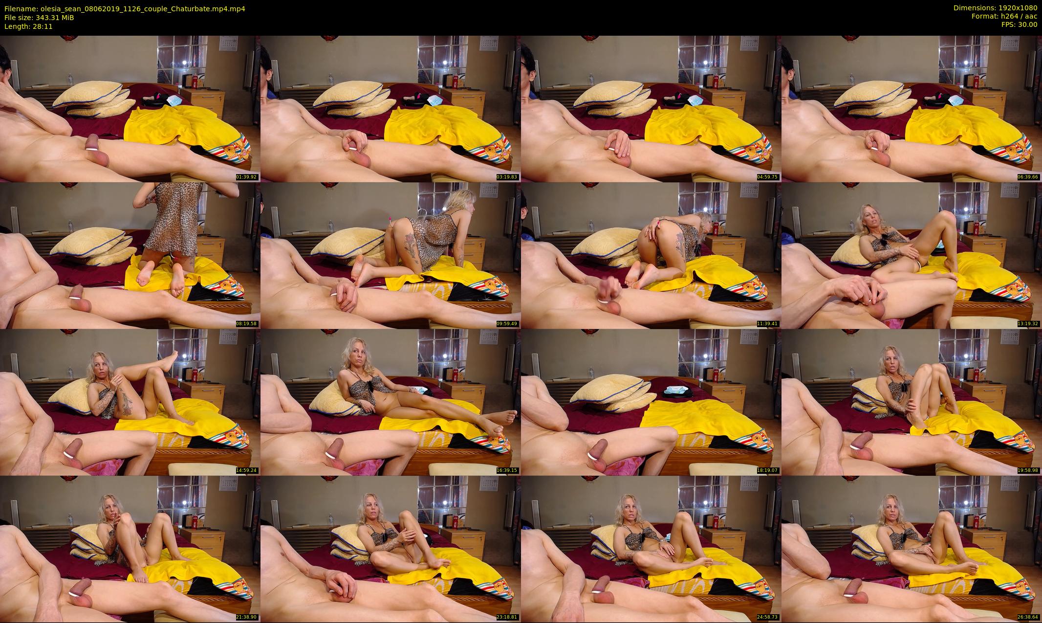 olesia_sean — 29 minute Chaturbate couple cam show recording, 1080p, Jun 8, 2019