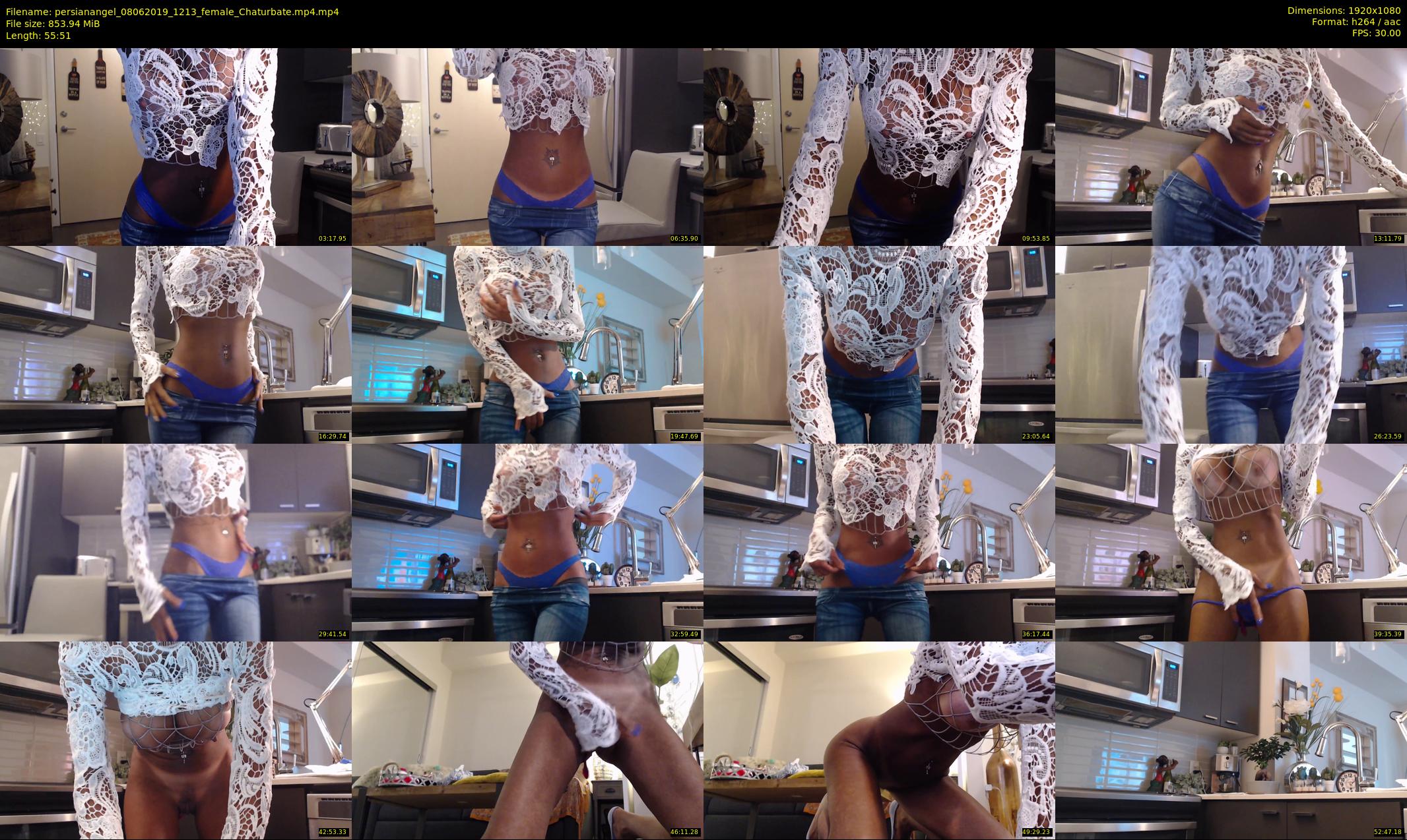 persianangel — 56 minute Chaturbate female cam show recording, 1080p, Jun 8, 2019