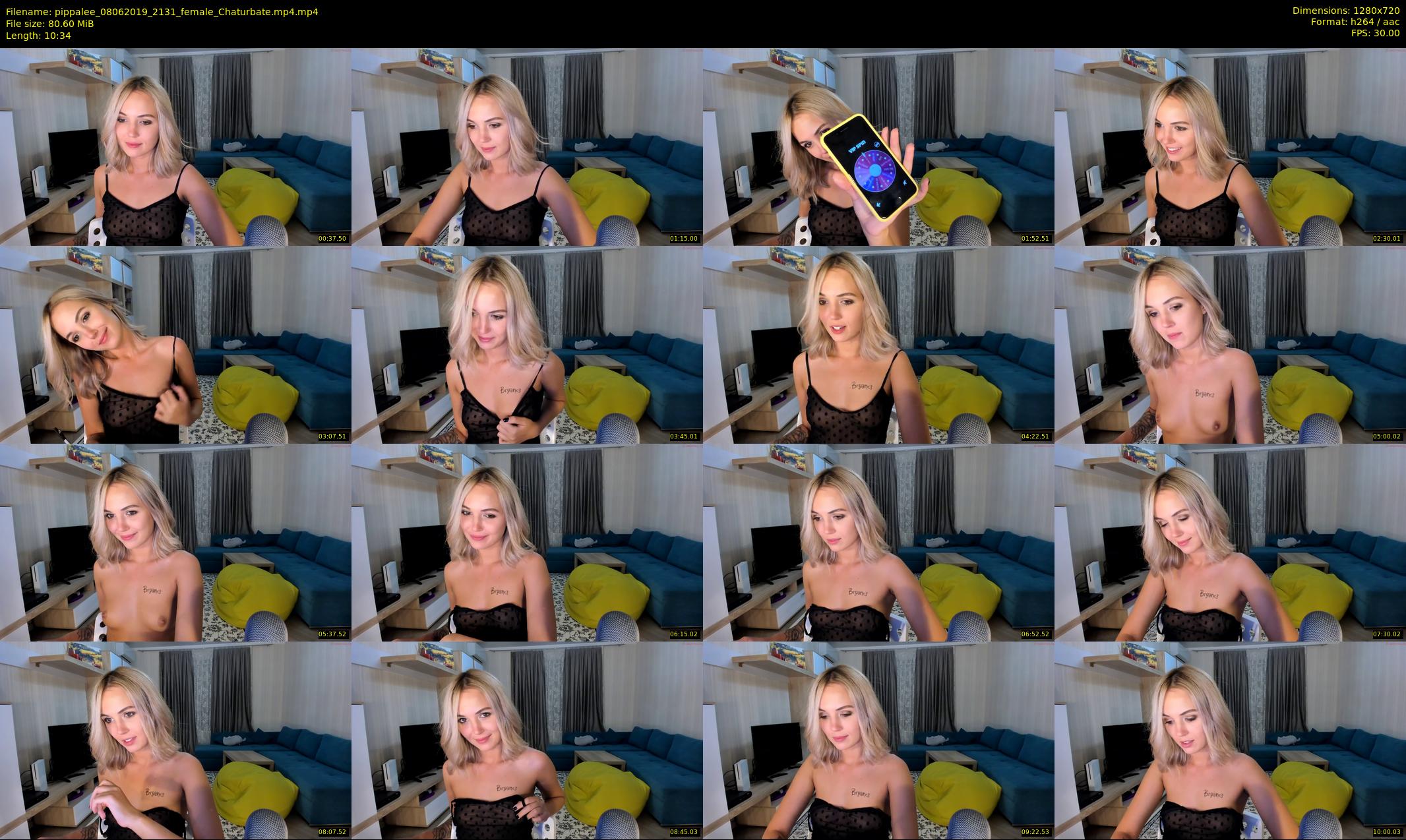 pippalee — 11 minute Chaturbate female cam show recording, 720p, Jun 8, 2019